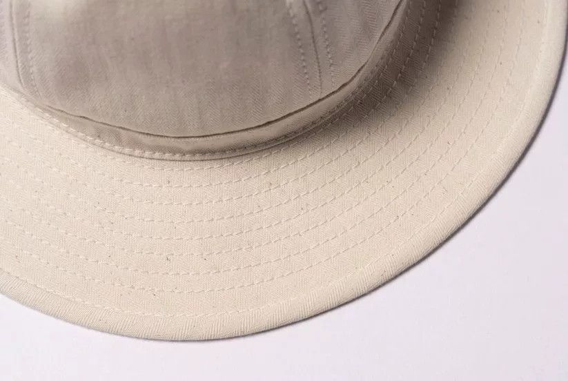 The Real McCoy's real mccoy's daisy bucket hat in off-white Size ONE SIZE - 3 Thumbnail