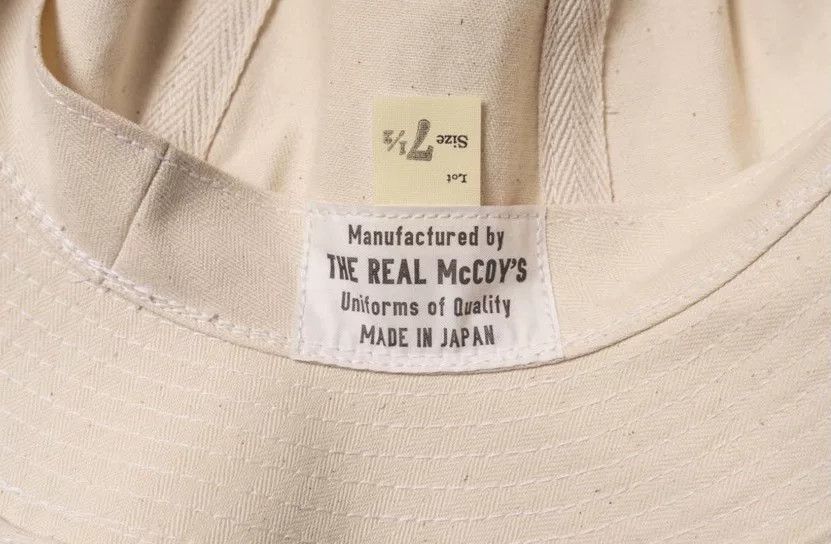 The Real McCoy's real mccoy's daisy bucket hat in off-white Size ONE SIZE - 2 Thumbnail