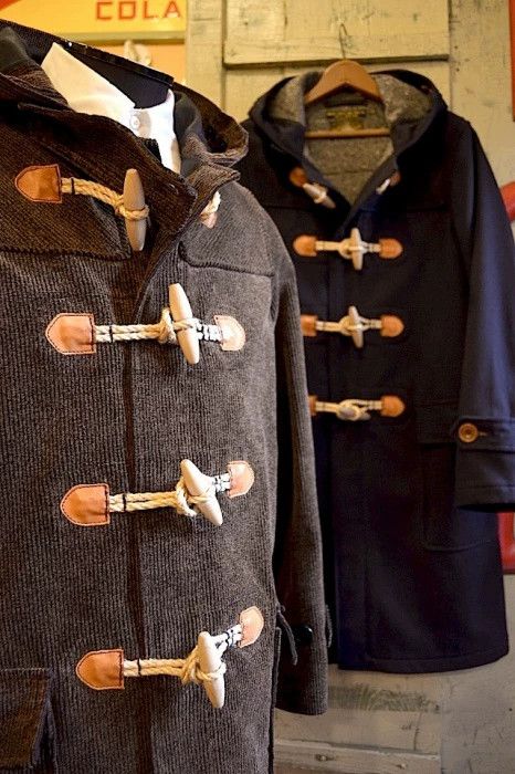 Freewheelers vintage corduroy duffle coat with hood Size US M / EU 48-50 / 2 - 3 Thumbnail