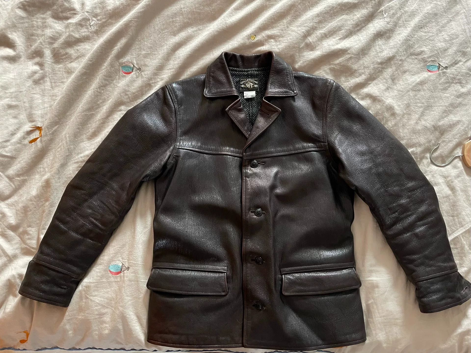 Freewheelers burgundy leather jacket with great condition Size US M / EU 48-50 / 2 - 7 Thumbnail