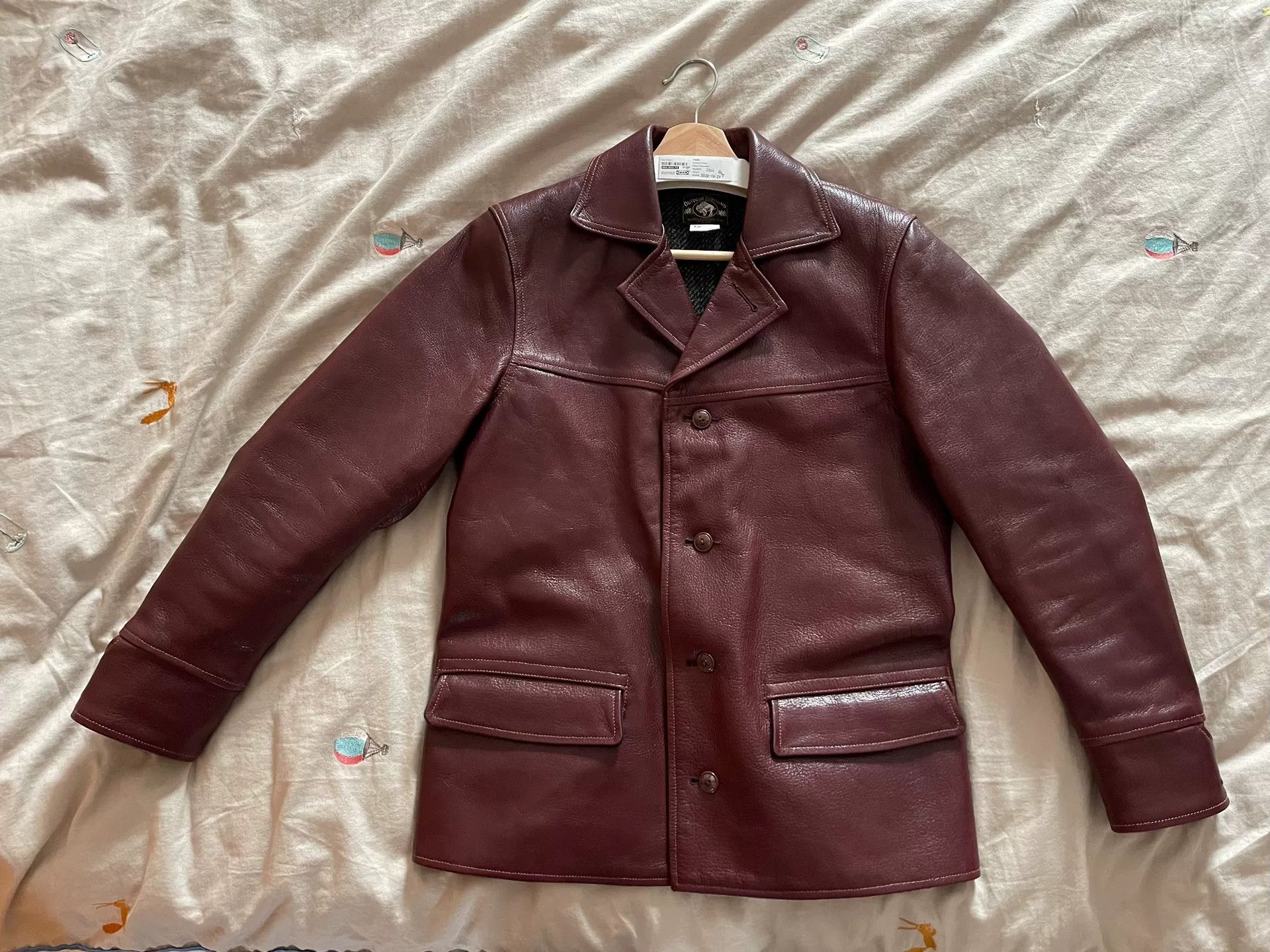 Freewheelers burgundy leather jacket with great condition Size US M / EU 48-50 / 2 - 4 Thumbnail