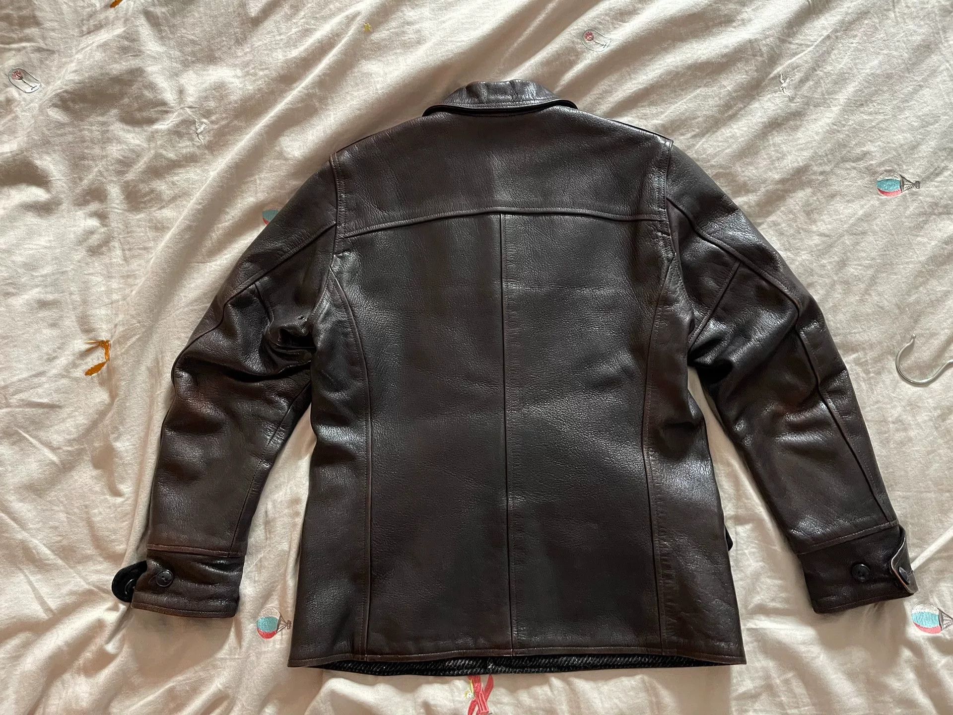 Freewheelers burgundy leather jacket with great condition Size US M / EU 48-50 / 2 - 9 Thumbnail