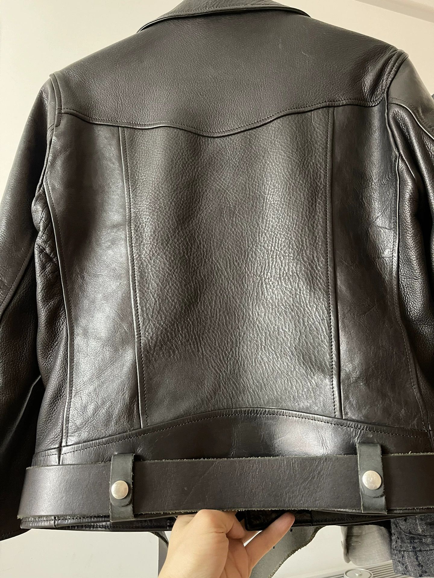 Hender Scheme hender scheme leather biker jacket Size US S / EU 44-46 / 1 - 7 Thumbnail