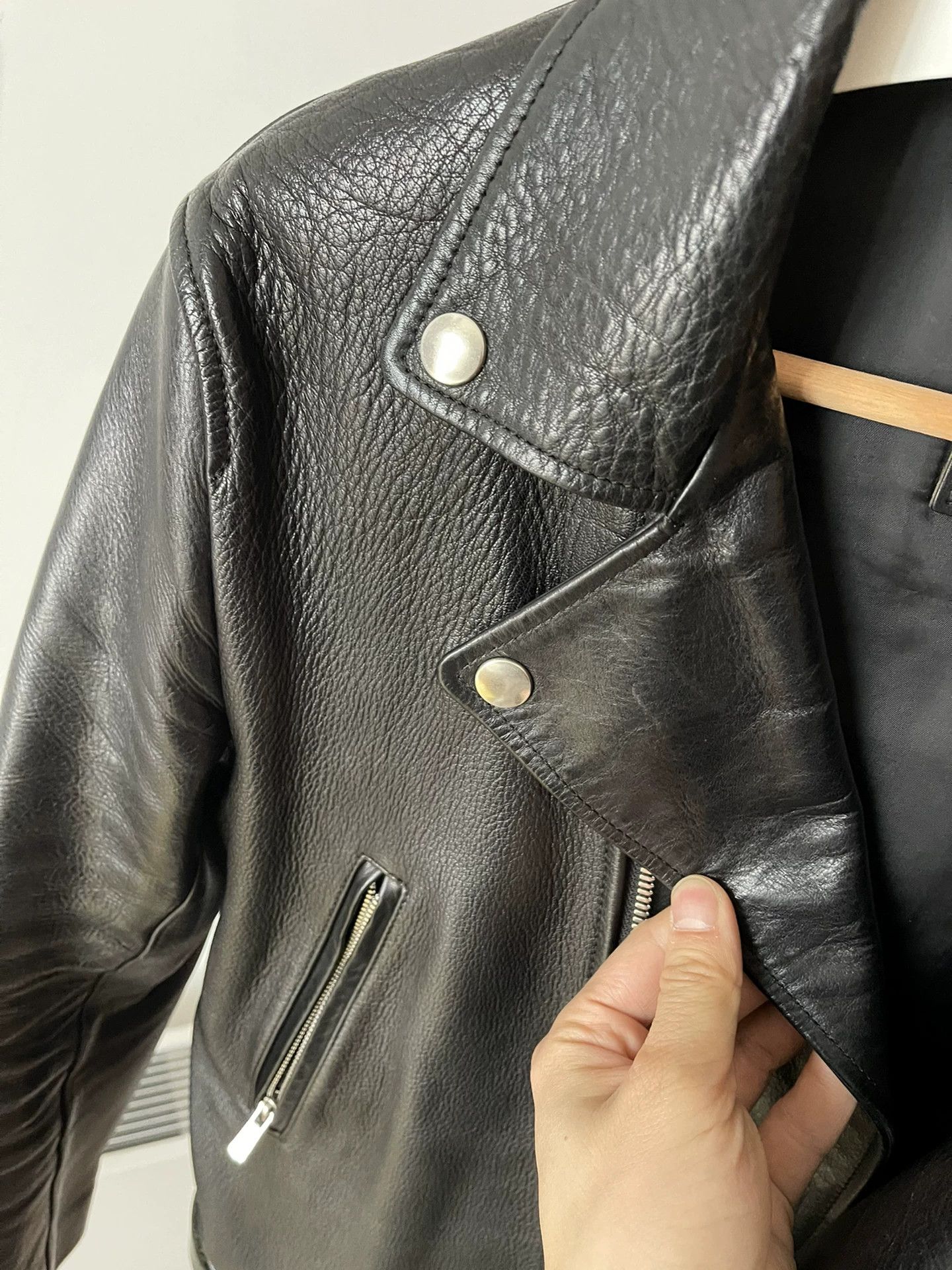 Hender Scheme hender scheme leather biker jacket Size US S / EU 44-46 / 1 - 8 Thumbnail