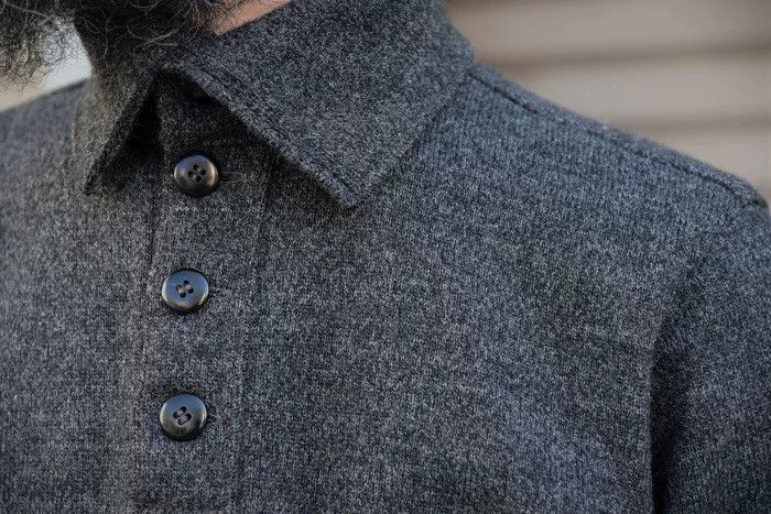 Freewheelers premium thick wool button collar sweater Size US M / EU 48-50 / 2 - 2 Thumbnail