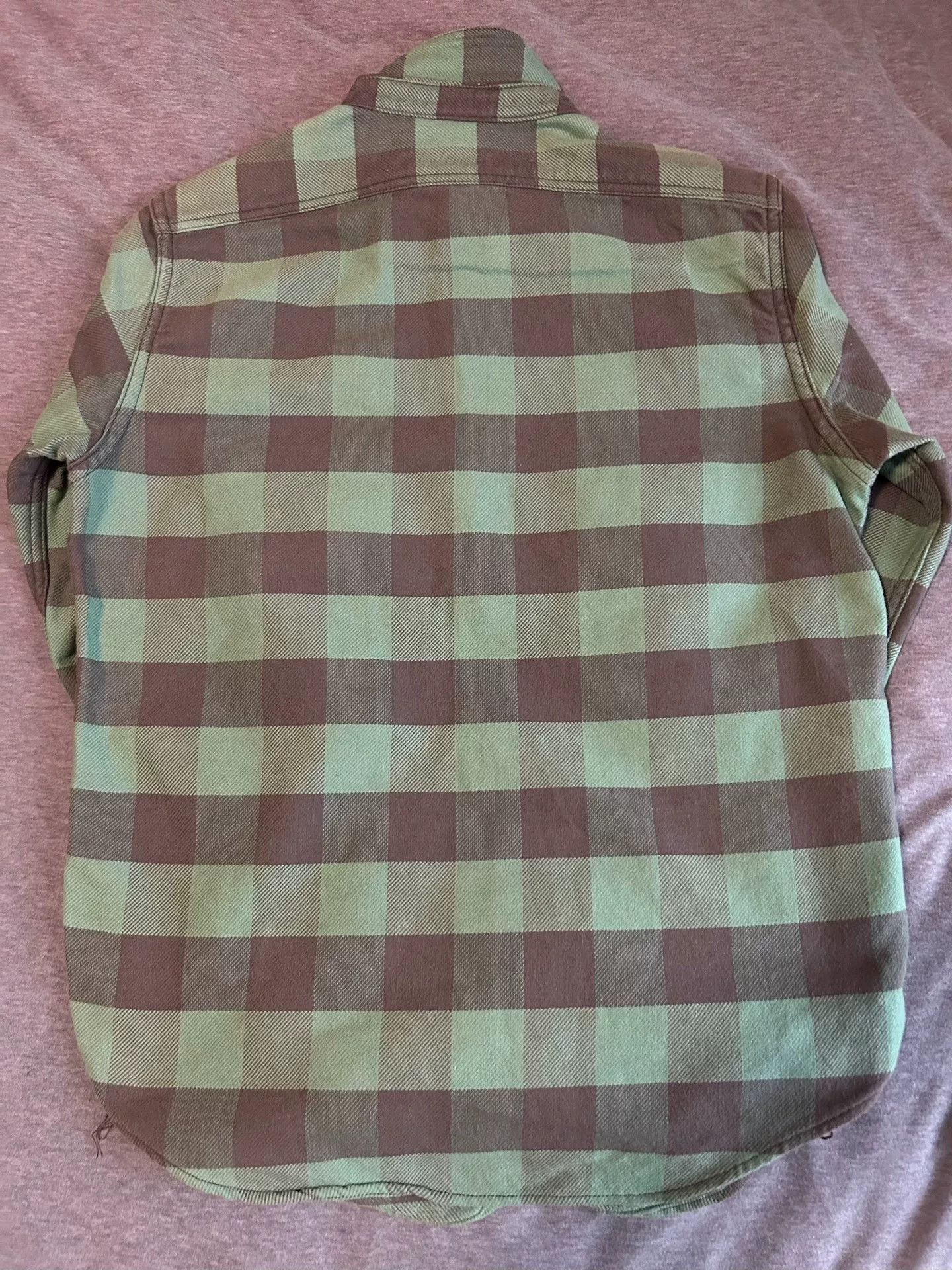 Freewheelers freewheelers green and gray flannel shirt Size US L / EU 52-54 / 3 - 5 Thumbnail