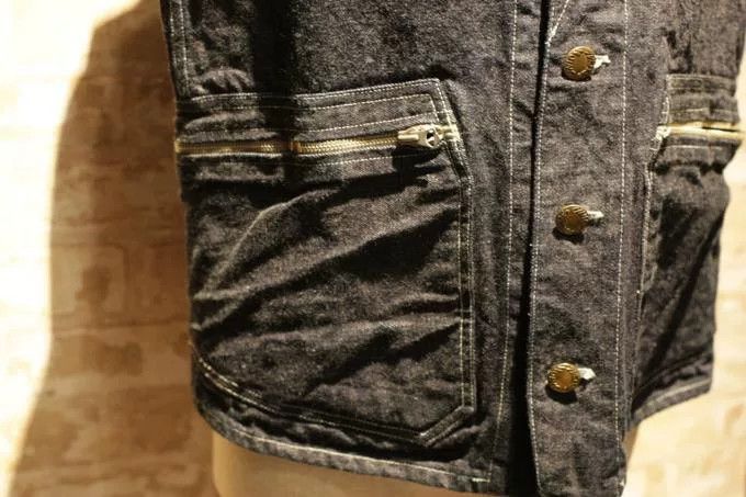 Freewheelers denim vest with large back pocket Size US M / EU 48-50 / 2 - 4 Thumbnail
