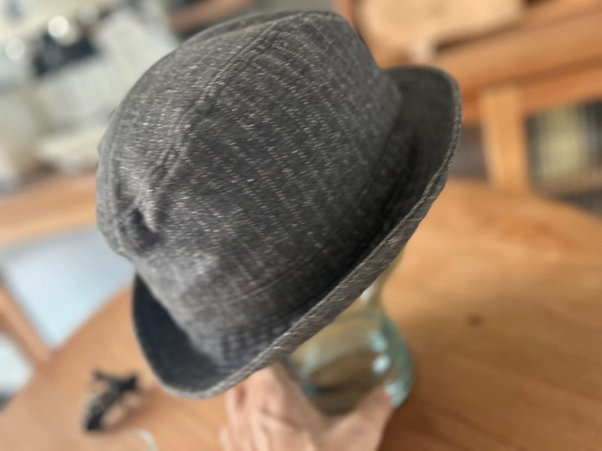 Freewheelers unique gray bucket hat with logo patch Size ONE SIZE - 7 Thumbnail