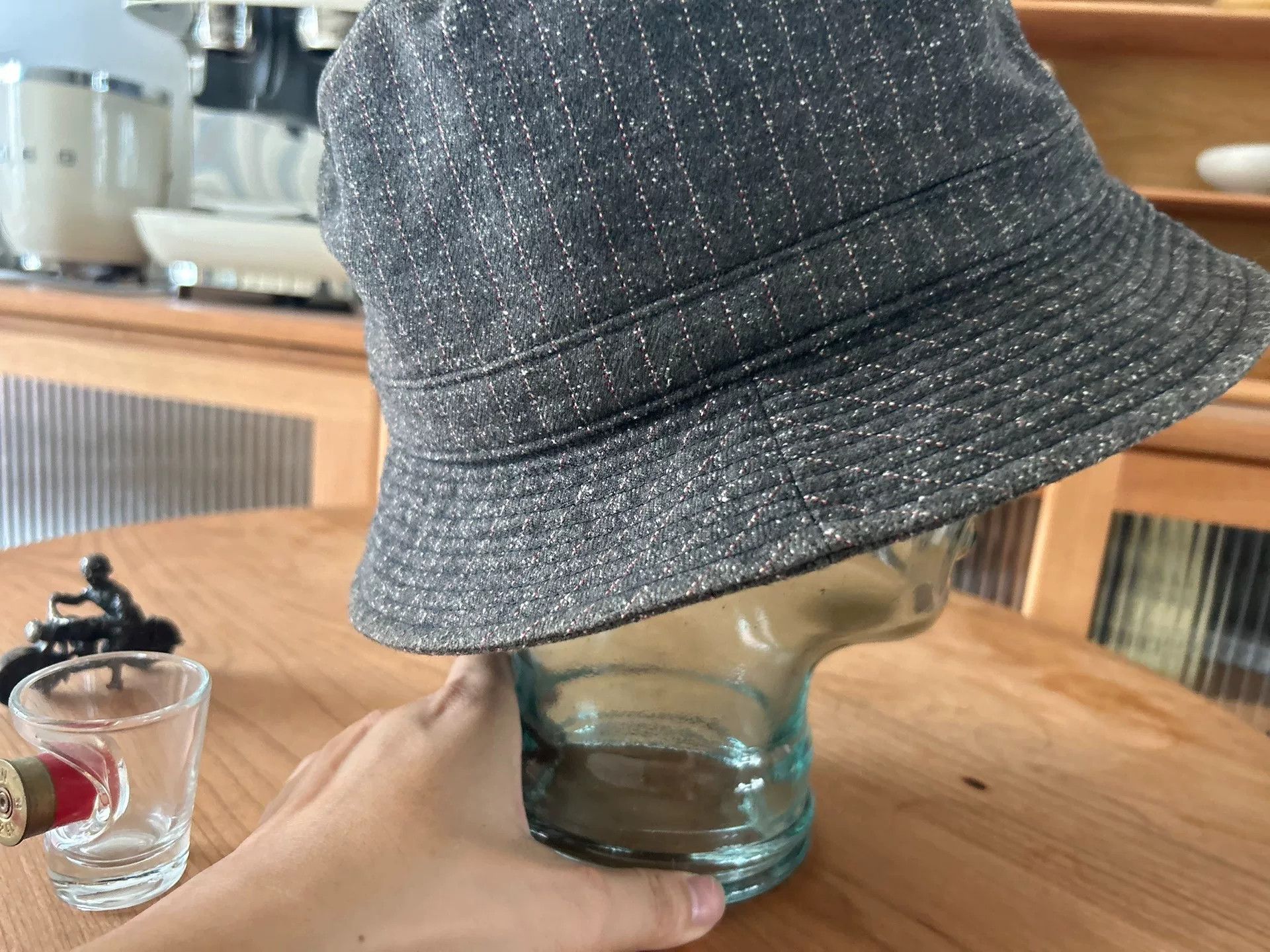 Freewheelers unique gray bucket hat with logo patch Size ONE SIZE - 5 Thumbnail