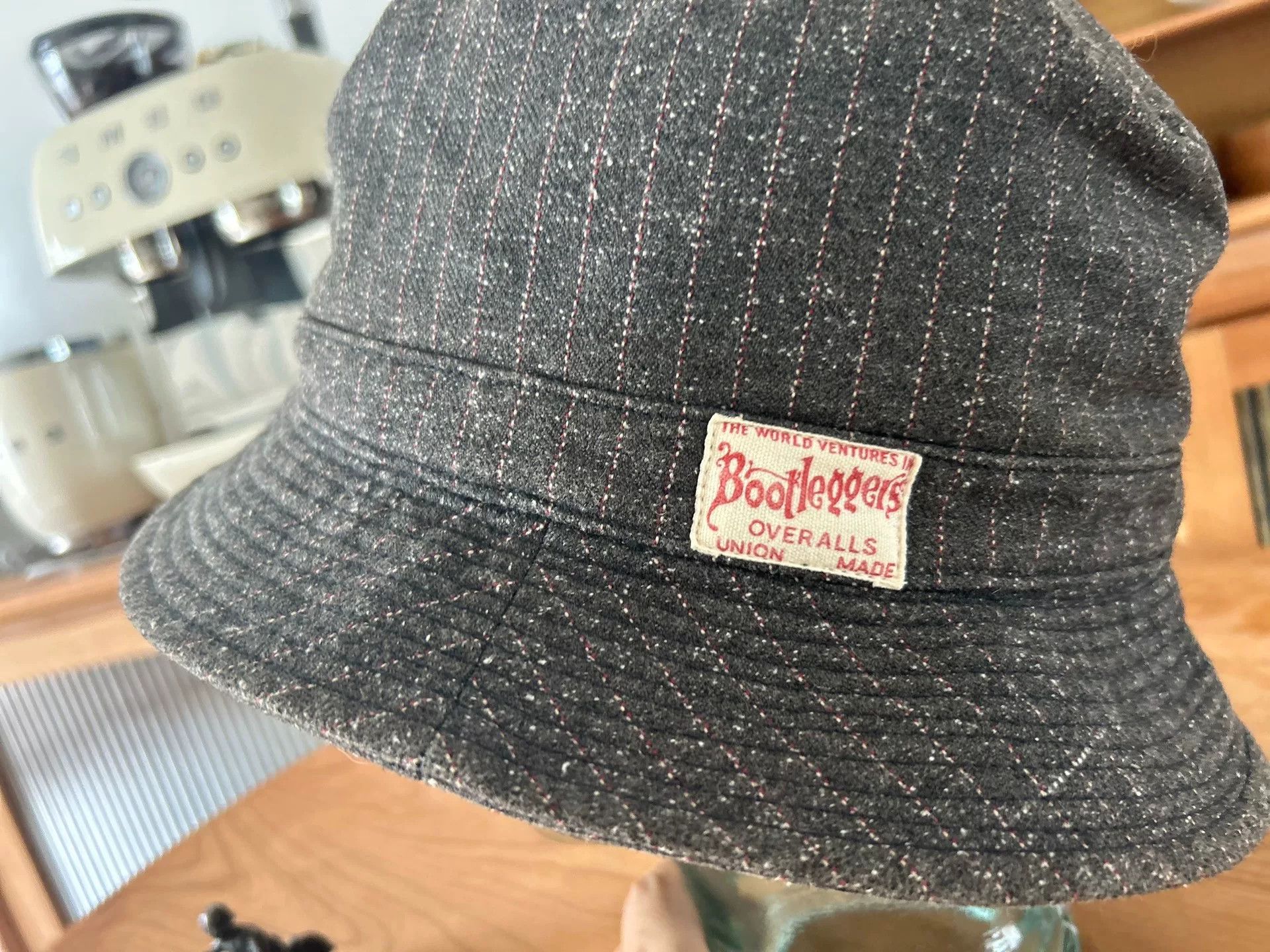 Freewheelers unique gray bucket hat with logo patch Size ONE SIZE - 2 Thumbnail