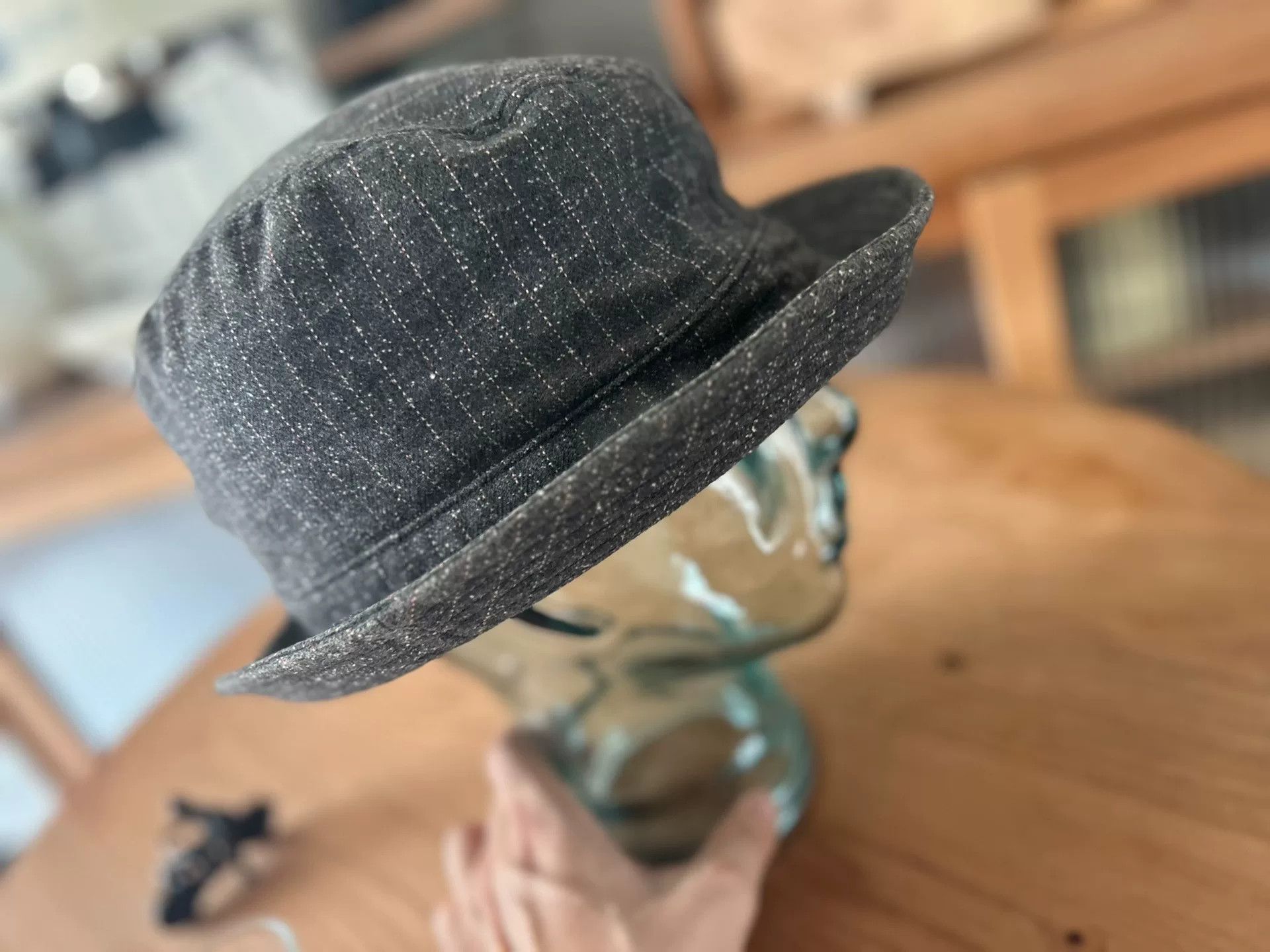 Freewheelers unique gray bucket hat with logo patch Size ONE SIZE - 6 Thumbnail