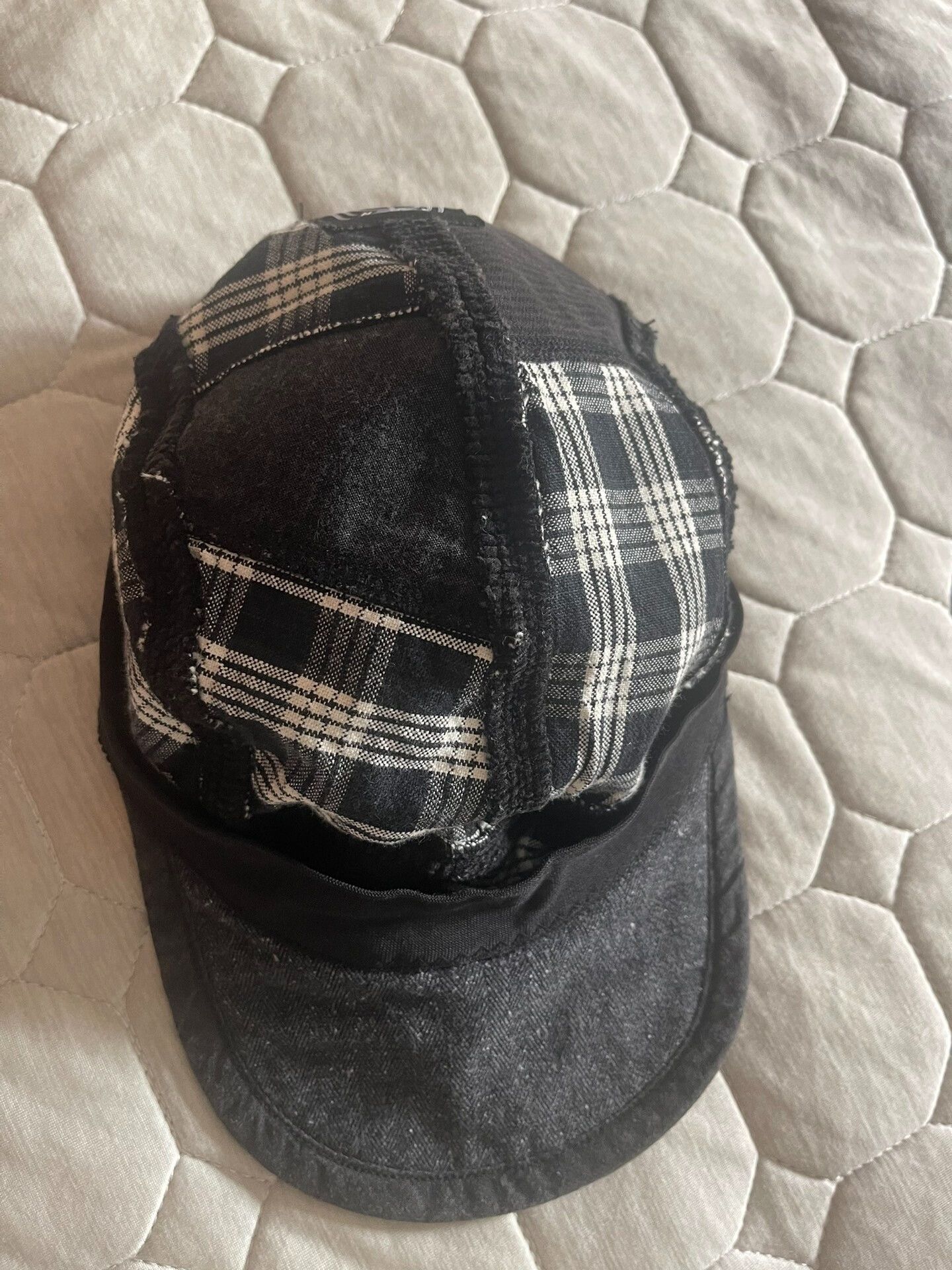Porter Classic stylish black corduroy cap with unique shape Size ONE SIZE - 8 Thumbnail