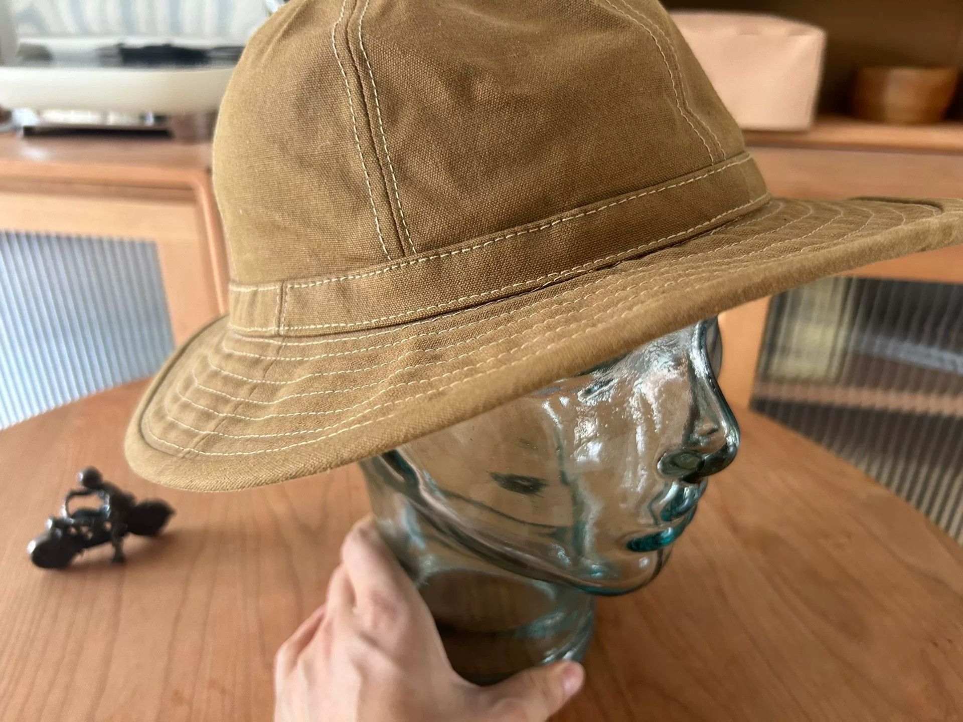 Freewheelers brown outdoor wide-brimmed hunting hat Size ONE SIZE - 3 Thumbnail