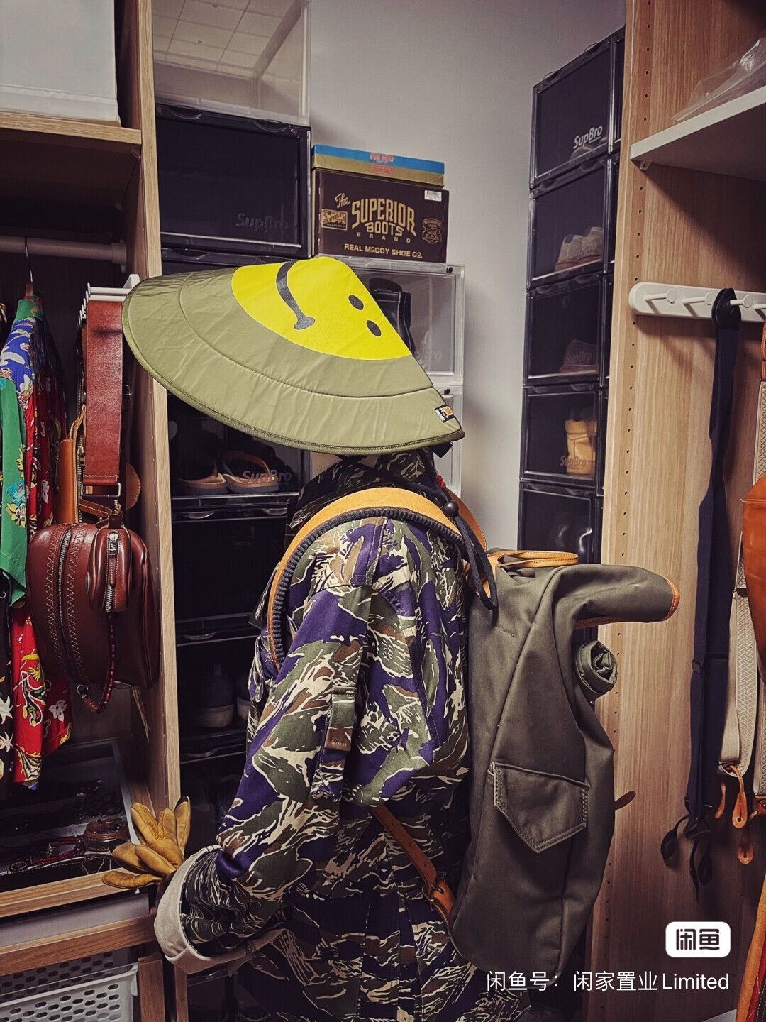 Kapital kapital smiley sun hat with logo Size ONE SIZE - 3 Thumbnail