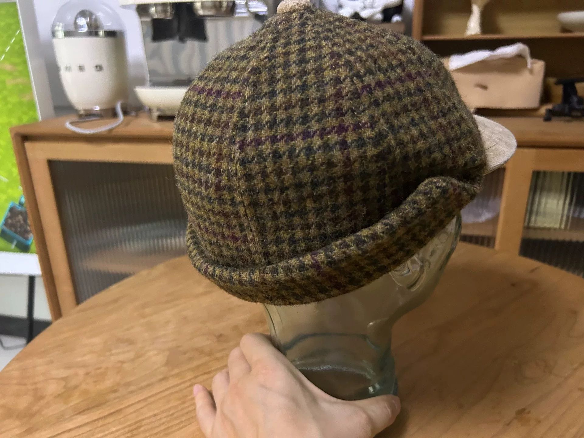 Hender Scheme wool check ear flap cap Size ONE SIZE - 3 Thumbnail