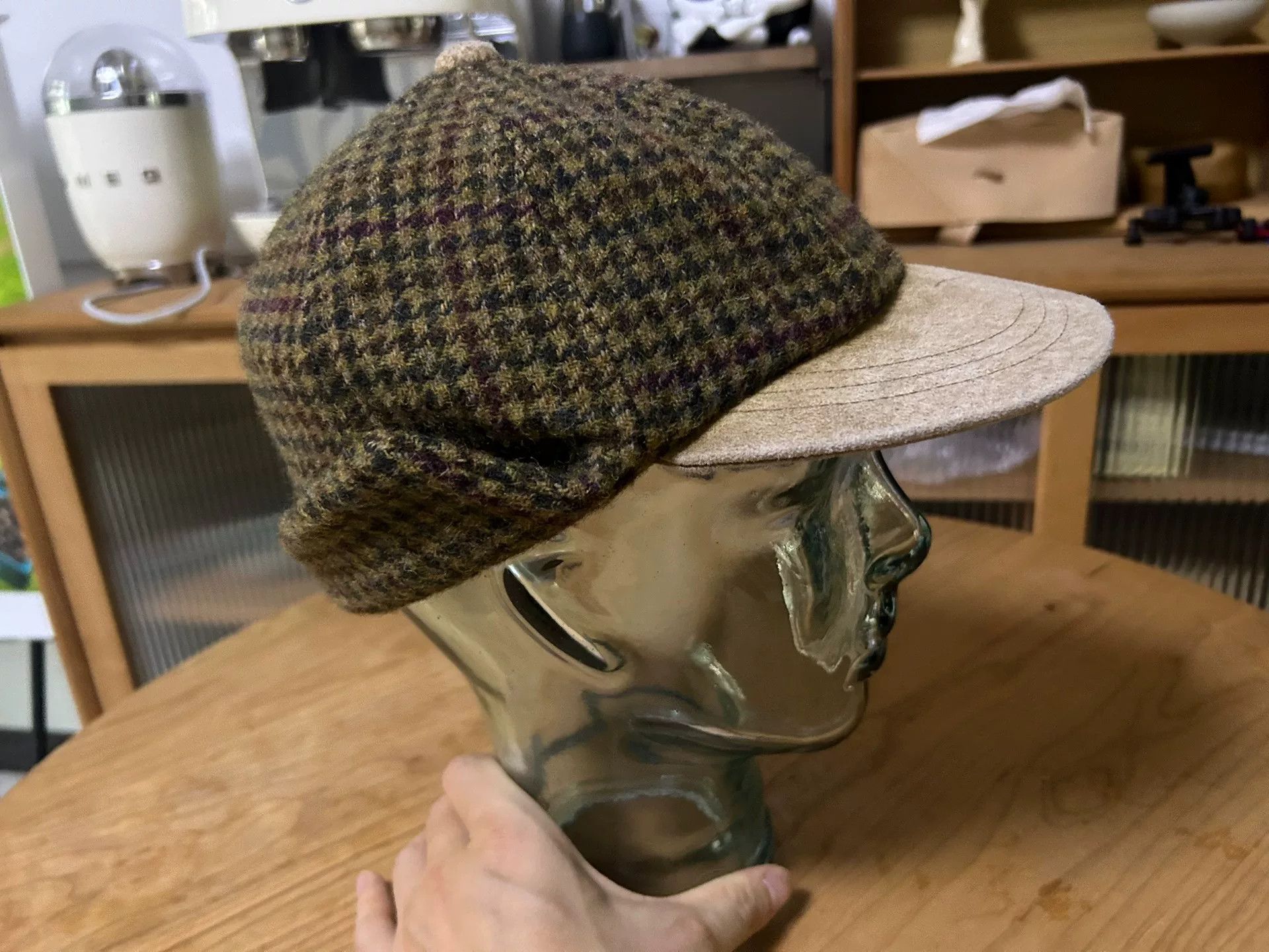 Hender Scheme wool check ear flap cap Size ONE SIZE - 2 Thumbnail