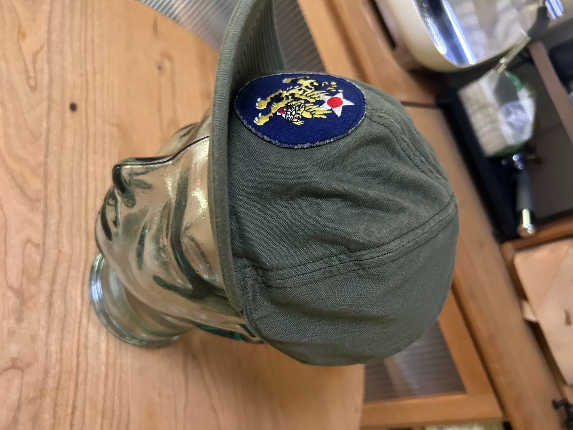 The Real McCoy's real mccoy's olive green military cap Size ONE SIZE - 3 Thumbnail