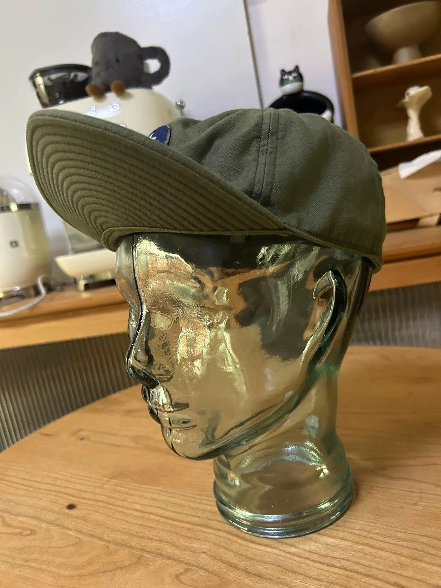 The Real McCoy's real mccoy's olive green military cap Size ONE SIZE - 2 Thumbnail