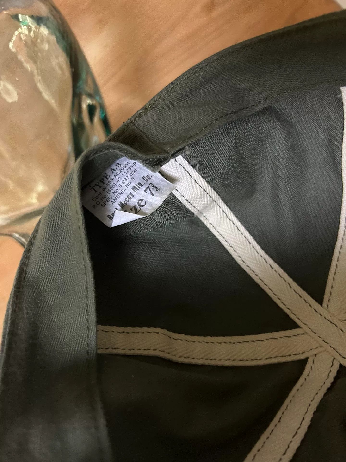 The Real McCoy's real mccoy's olive green military cap Size ONE SIZE - 4 Thumbnail