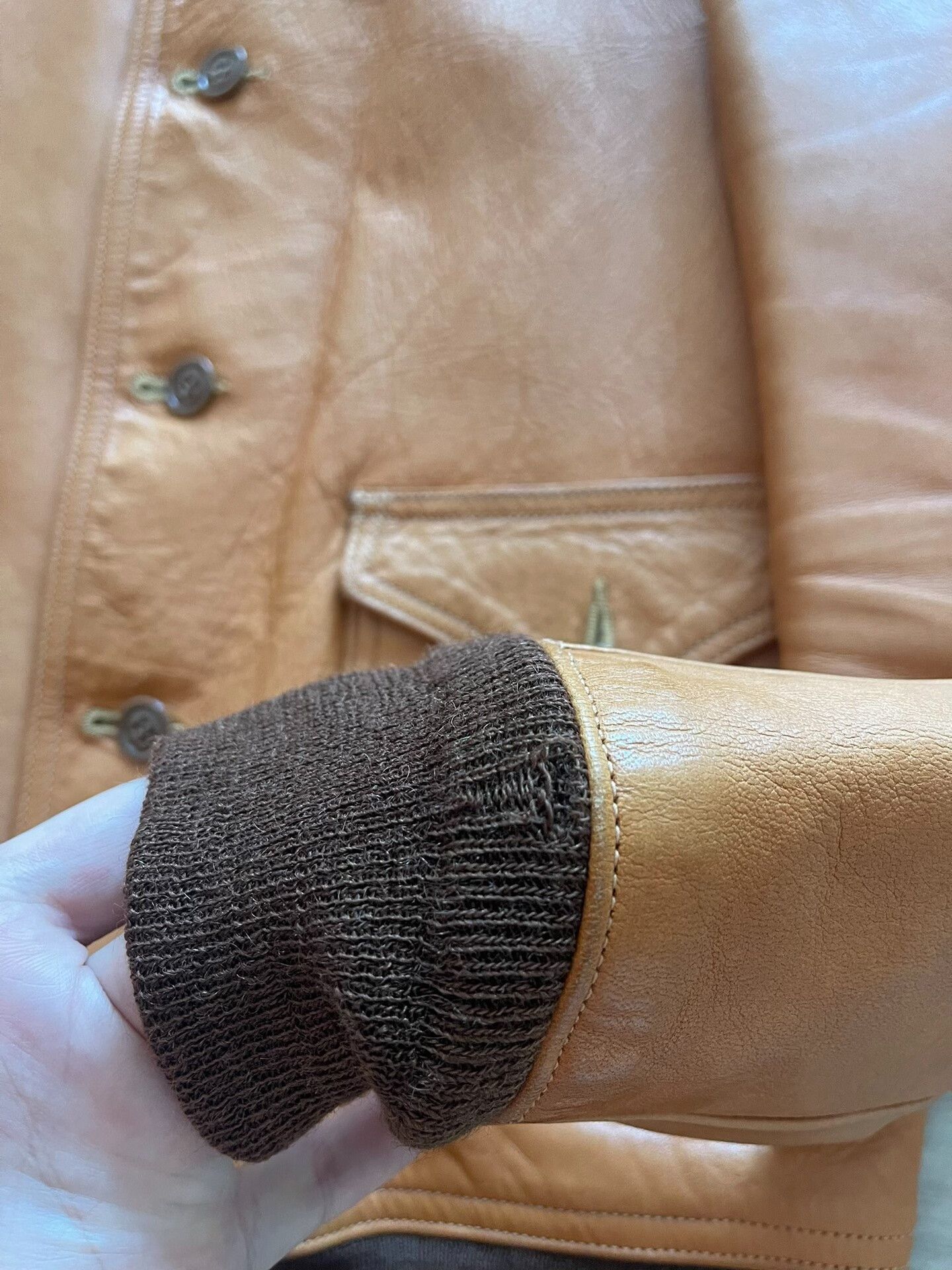 Freewheelers freewheelers a-1 waxed flight jacket Size US M / EU 48-50 / 2 - 6 Thumbnail