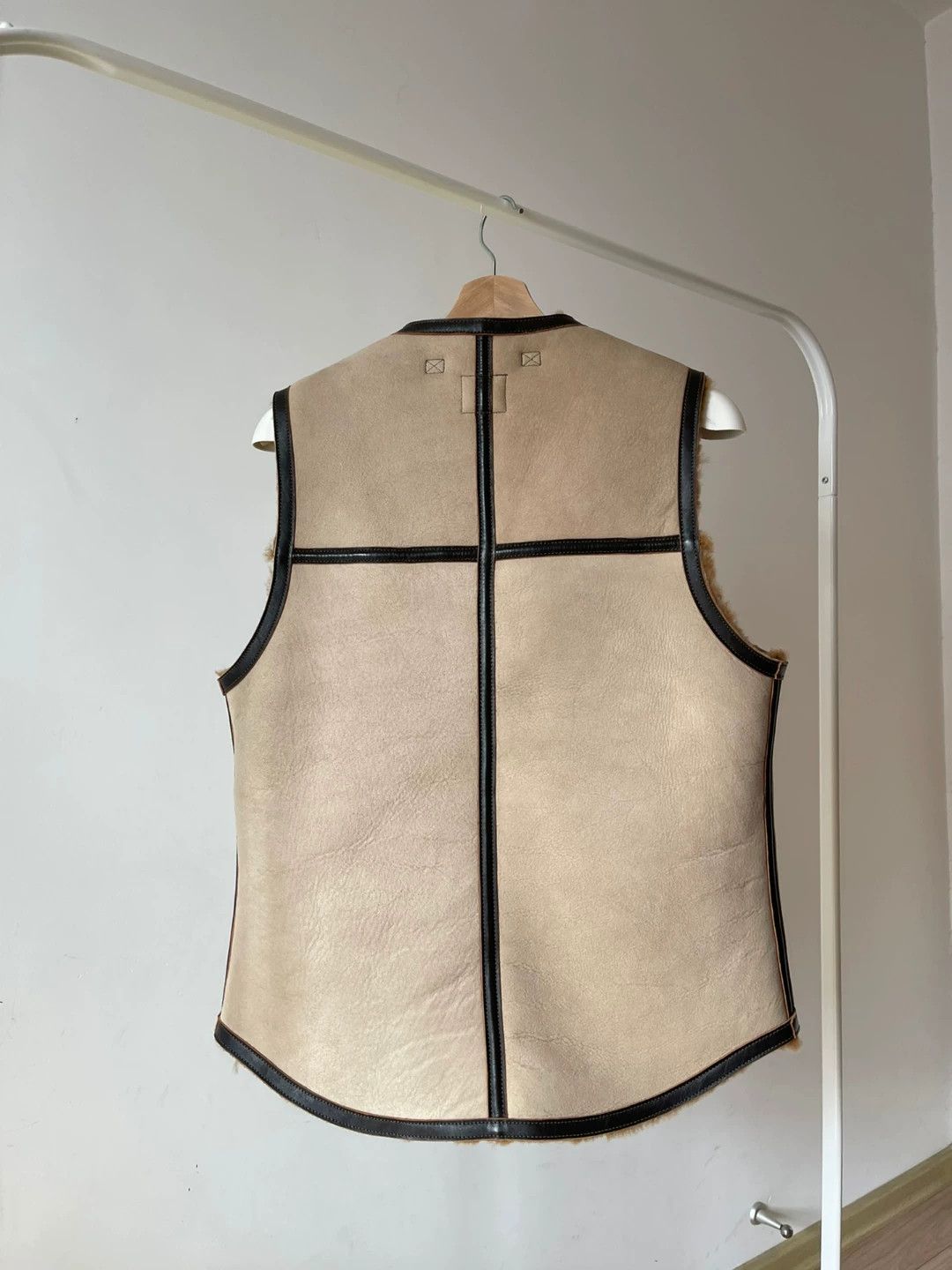 The Real McCoy's real mccoys c-3 shearling vest black white Size US M / EU 48-50 / 2 - 4 Thumbnail