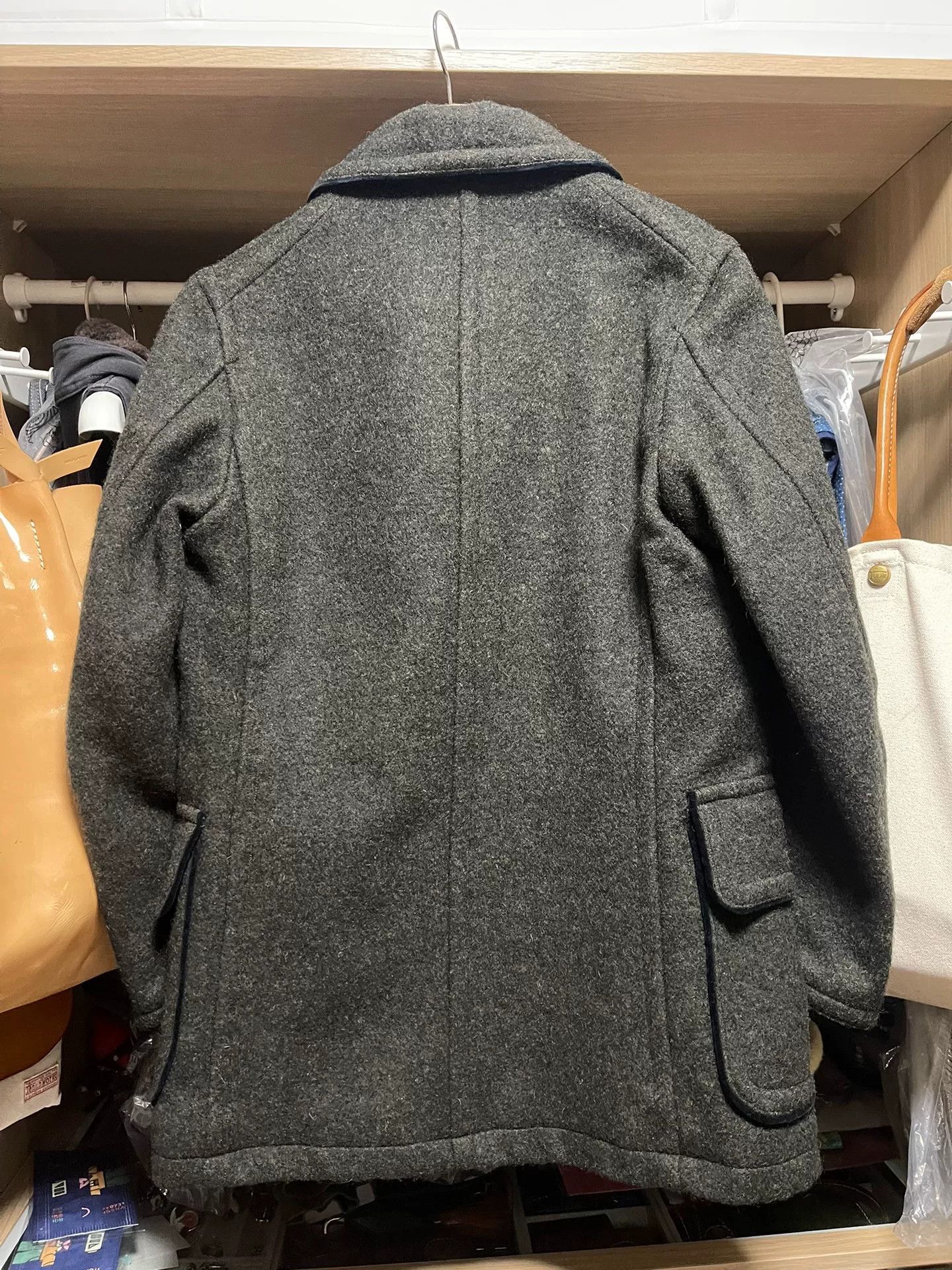 Freewheelers classic gray double-breasted wool coat Size US M / EU 48-50 / 2 - 2 Thumbnail