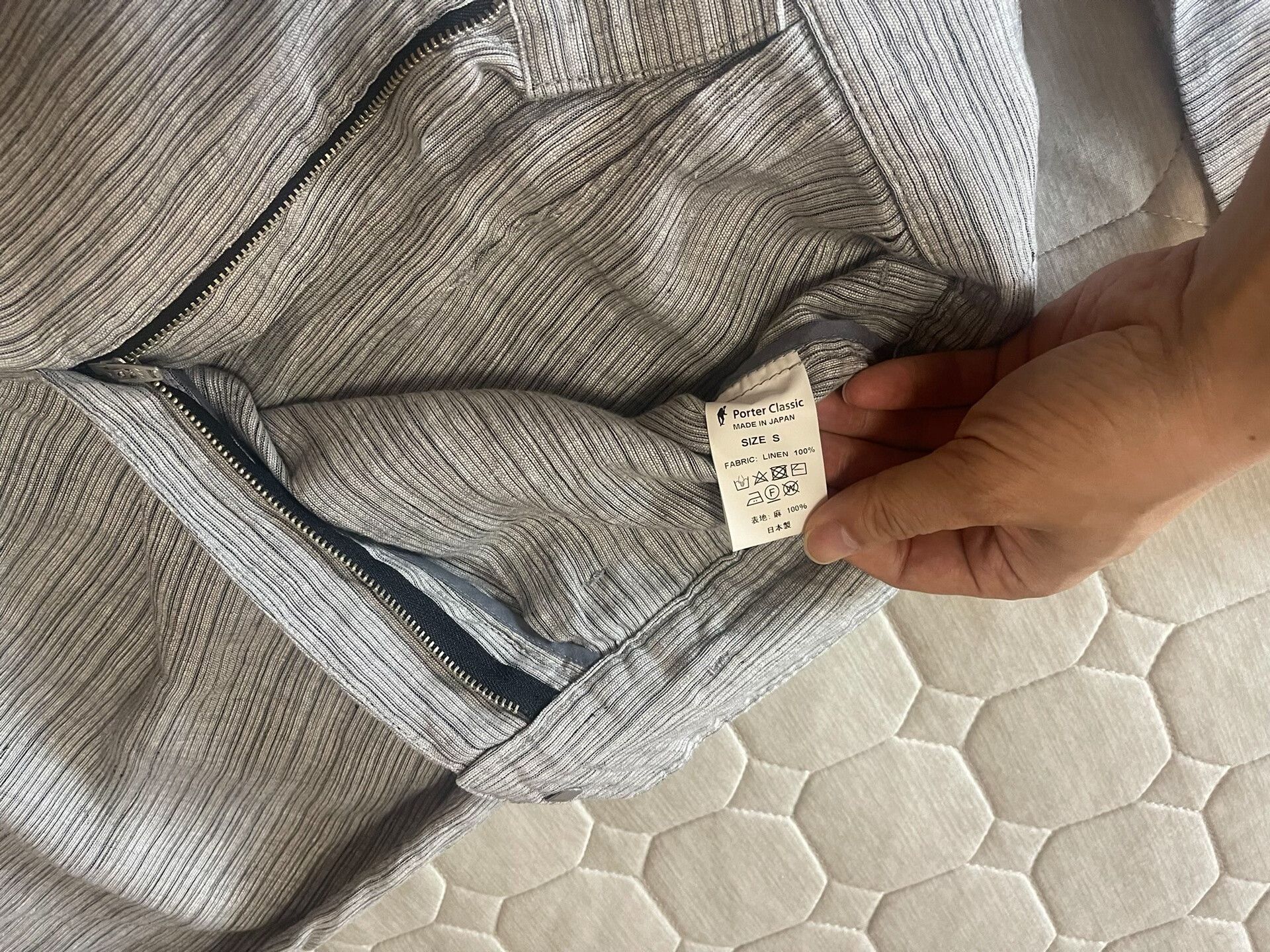 Porter Classic striped linen blazer set for men Size US S / EU 44-46 / 1 - 7 Thumbnail