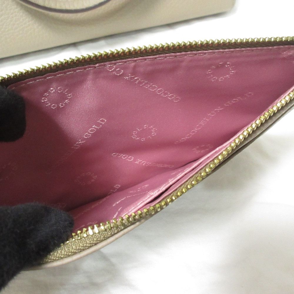 Other Other COCOCELUX GOLD 2way Leather Handbag Leather Shoulder Bag DUTY FREE for USA Size ONE SIZE - 16 Thumbnail