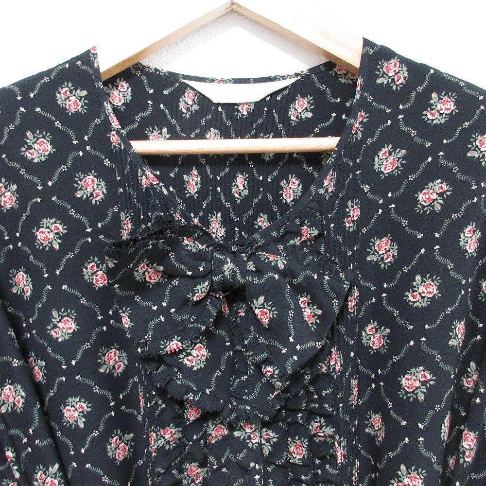 Other Other PINK HOUSE Ribbon Flower Print Dress Cotton Dresses DUTY FREE for USA Size ONE SIZE - 3 Thumbnail