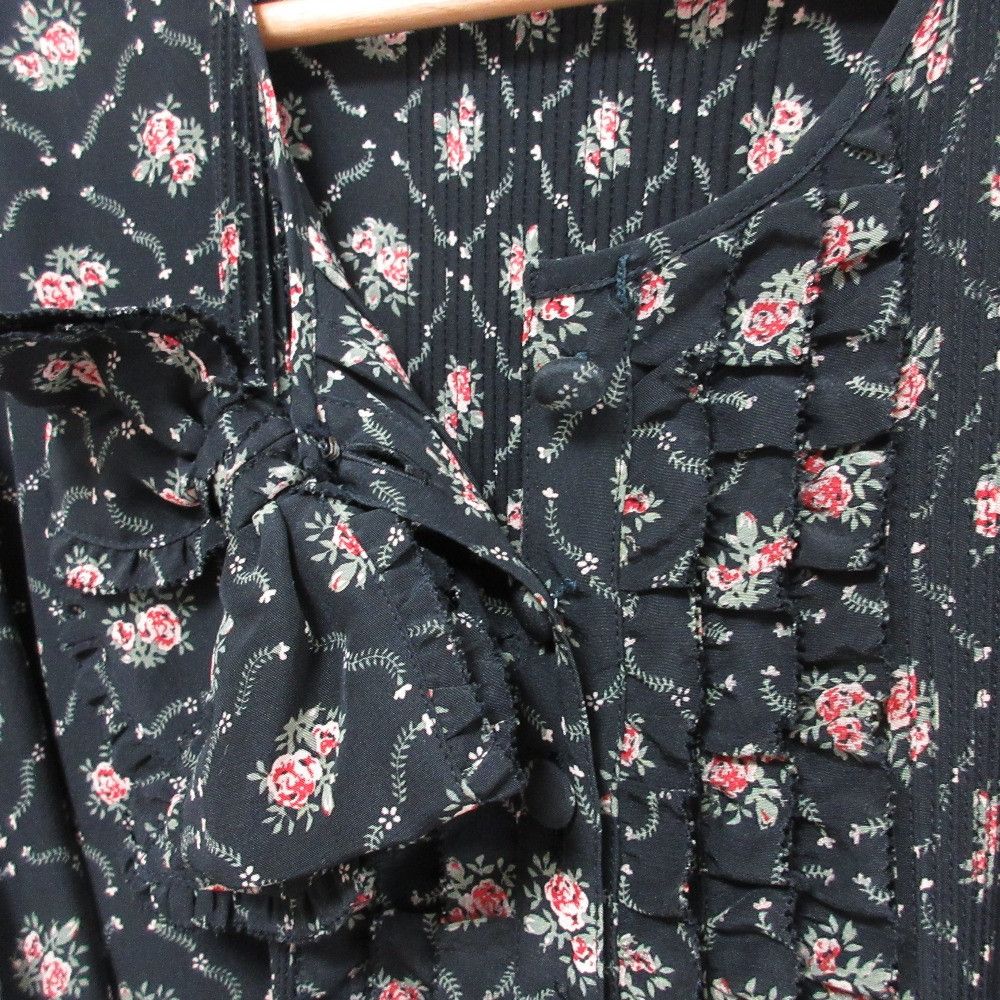 Other Other PINK HOUSE Ribbon Flower Print Dress Cotton Dresses DUTY FREE for USA Size ONE SIZE - 4 Thumbnail