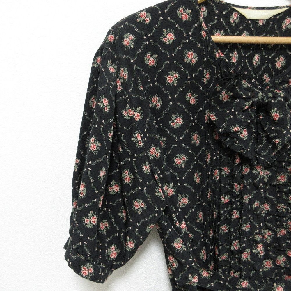 Other Other PINK HOUSE Ribbon Flower Print Dress Cotton Dresses DUTY FREE for USA Size ONE SIZE - 5 Thumbnail