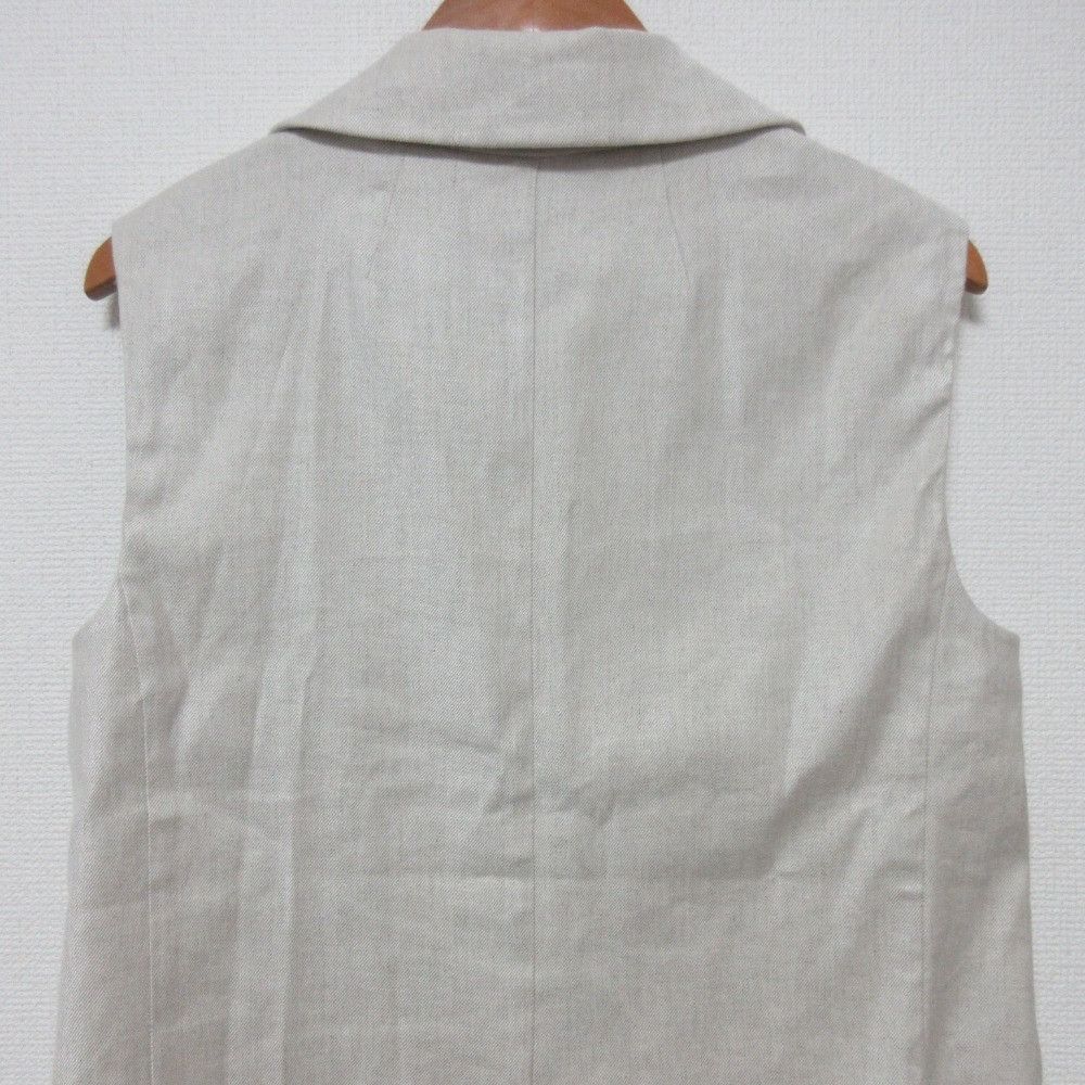 Max Mara MaxMara S Max Mara Caroline Linen Vest Plant-based Tops DUTY FREE for USA Size ONE SIZE - 5 Thumbnail