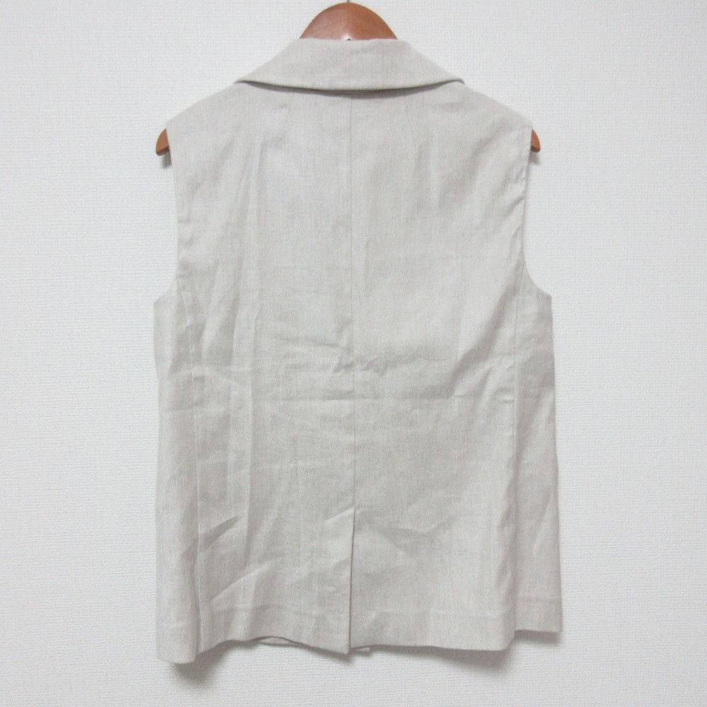 Max Mara MaxMara S Max Mara Caroline Linen Vest Plant-based Tops DUTY FREE for USA Size ONE SIZE - 2 Thumbnail