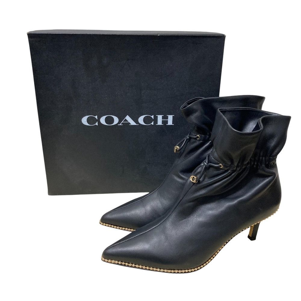 Coach Coach Coach CHRISSY LTHR Bootie Leather Shoes C5910 DUTY FREE for USA Size ONE SIZE - 10 Thumbnail