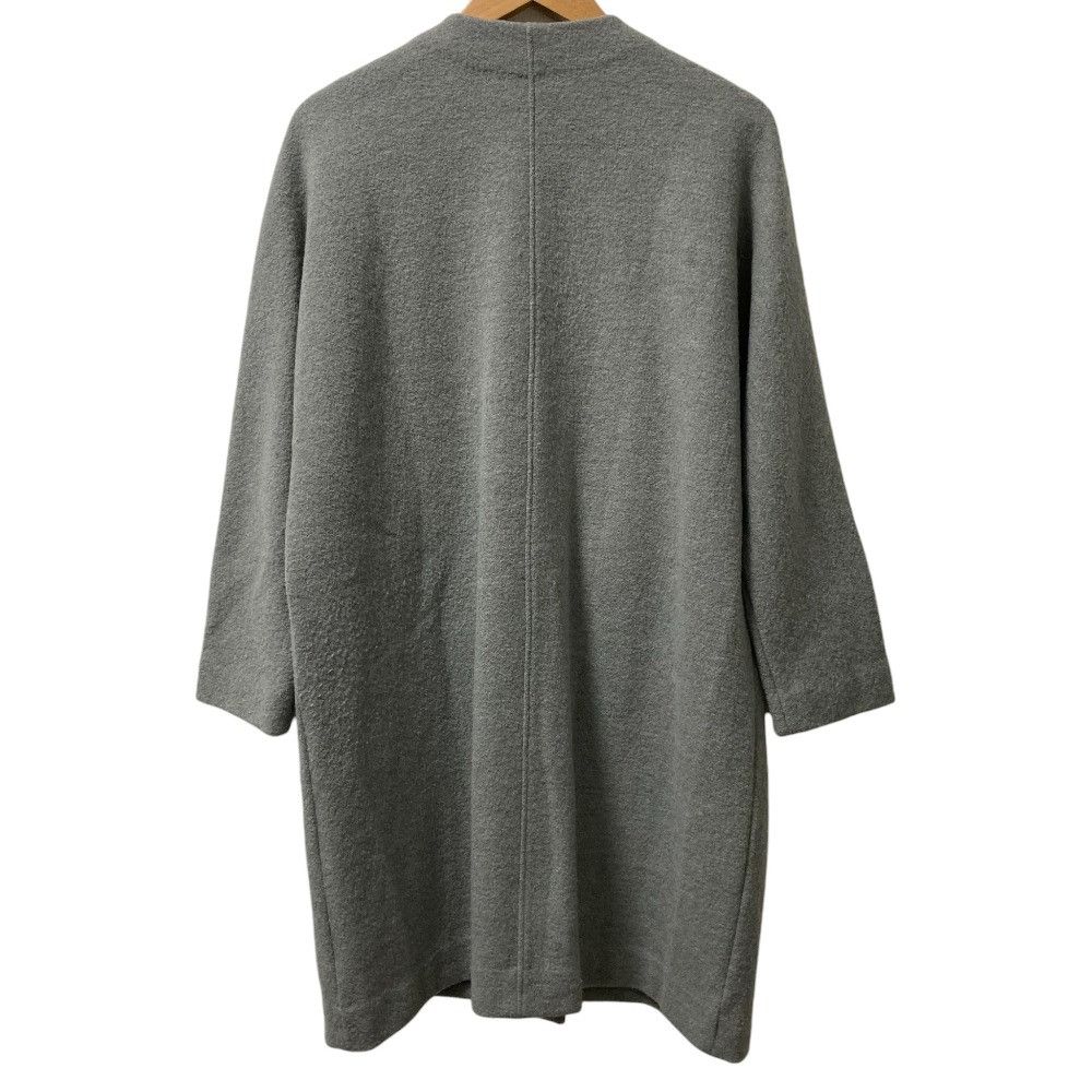 Other Other evam eva Wool Collarless Coat Leather Outerwear DUTY FREE for USA Size ONE SIZE - 3 Thumbnail