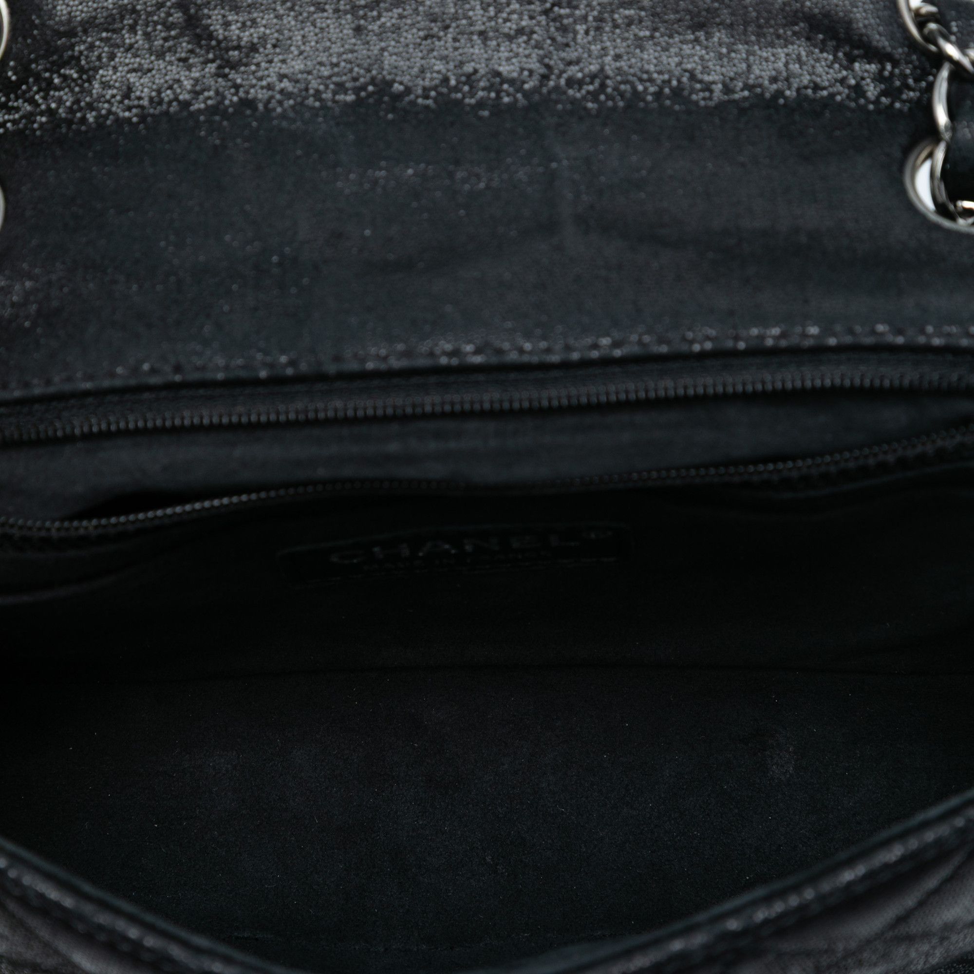 Chanel Iridescent Caviar Crystal CC Wallet On Chain