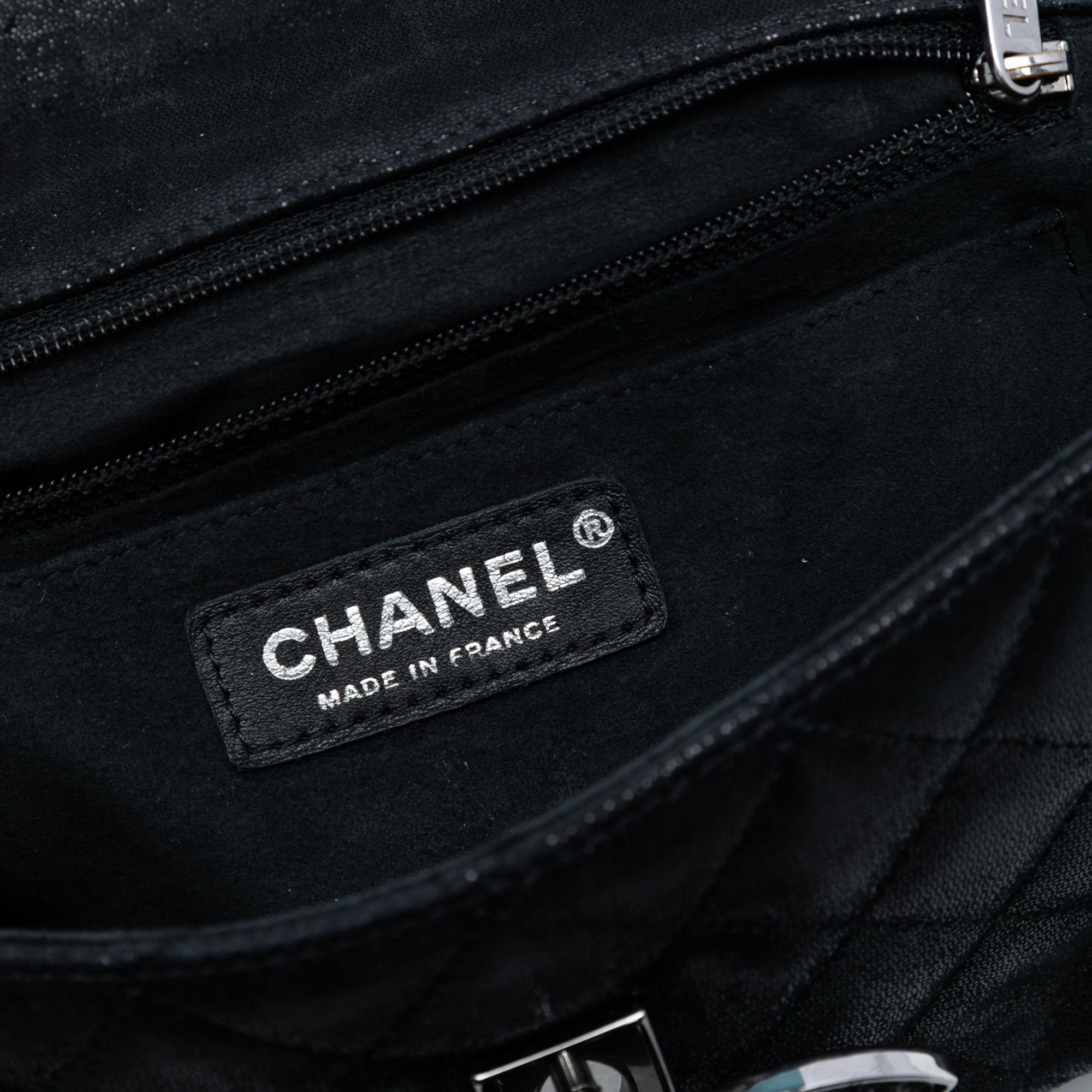 Chanel Iridescent Caviar Crystal CC Wallet On Chain