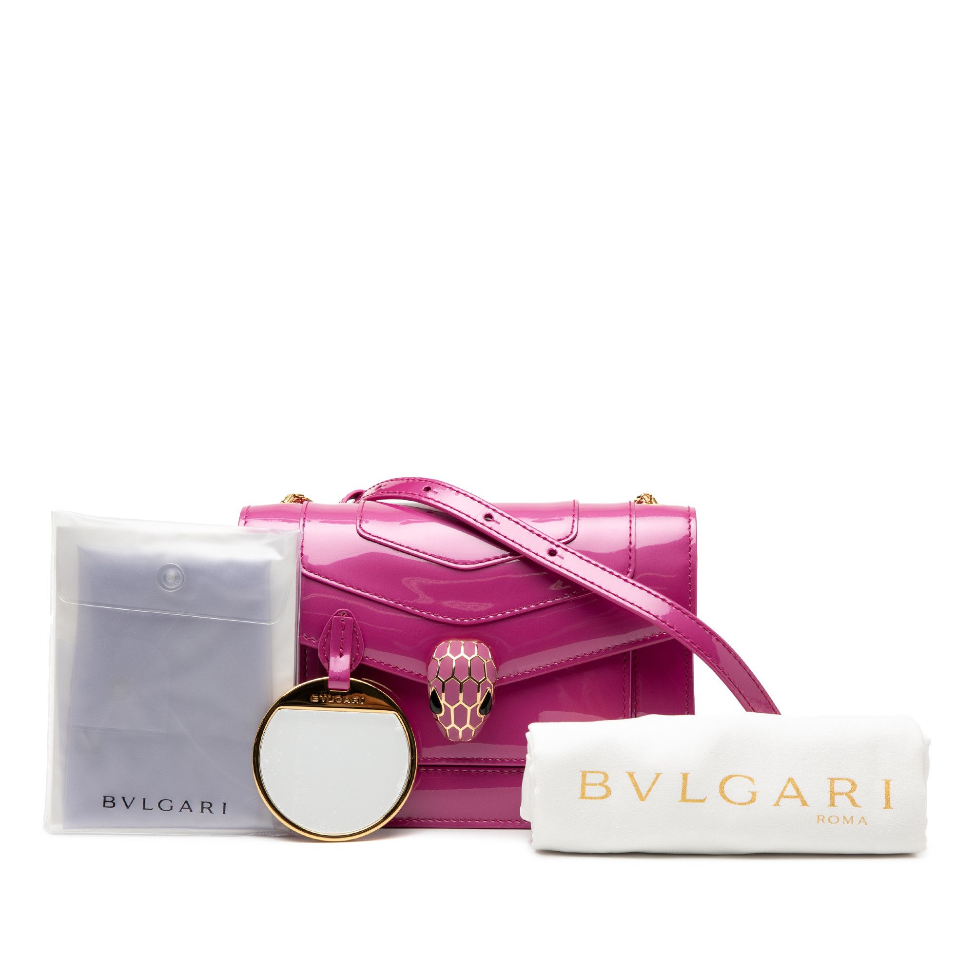 Bvlgari Bvlgari Patent Serpenti Forever Crossbody Size ONE SIZE - 7 Thumbnail
