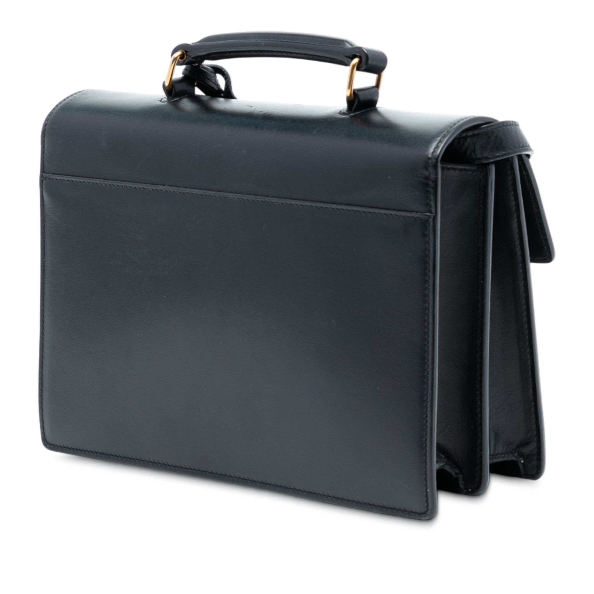 Yves Saint Laurent Yves Saint Laurent Medium Leather High School Satchel Size ONE SIZE - 2 Thumbnail