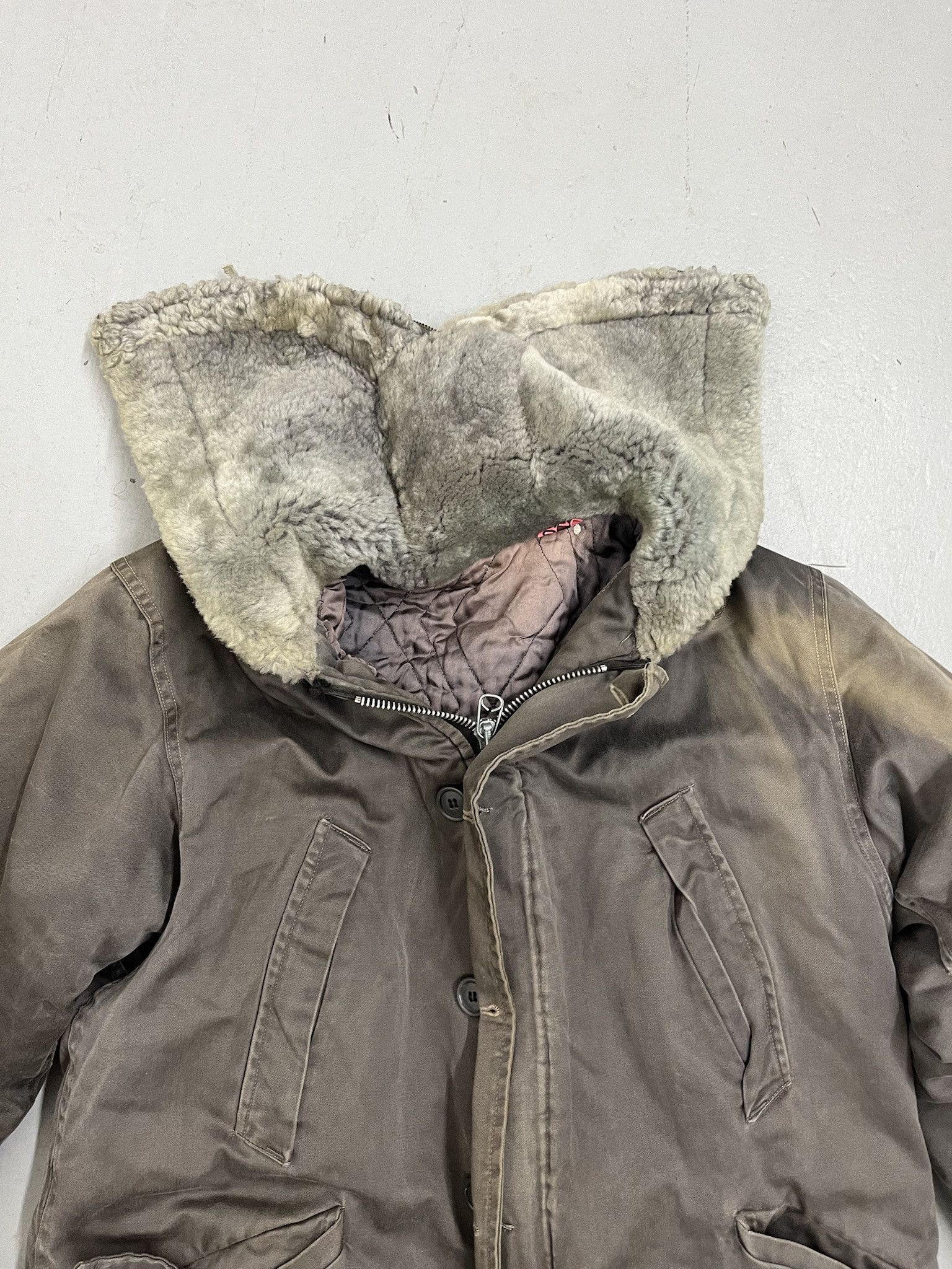 Vintage Vintage 1950s Military B-9 Cold Weather Parka Size L Size US L / EU 52-54 / 3 - 3 Thumbnail