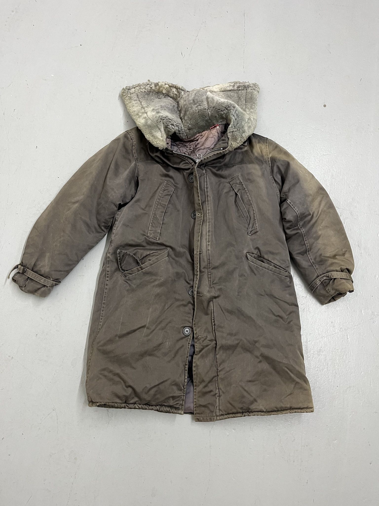 Vintage Vintage 1950s Military B-9 Cold Weather Parka Size L Size US L / EU 52-54 / 3 - 2 Thumbnail