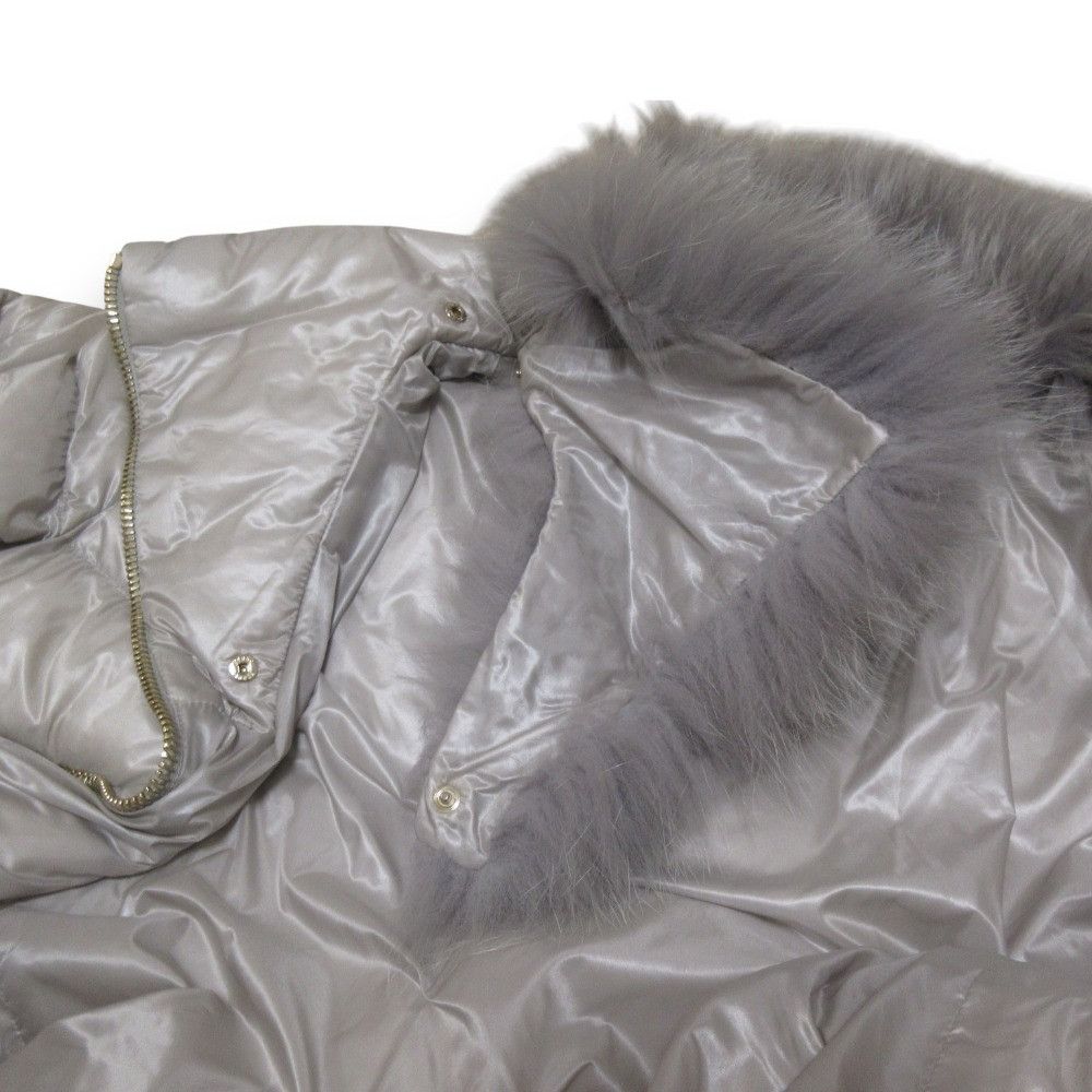 Other Other Herno Fox Fur Long Down Coat Others Outerwear PL0372D-12017-9402 DUTY FREE for USA Size ONE SIZE - 7 Thumbnail