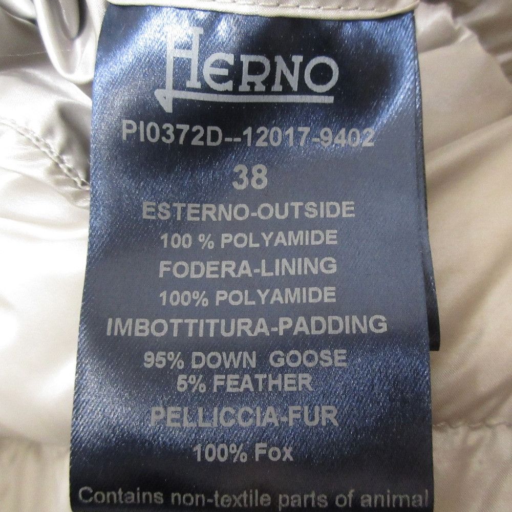 Other Other Herno Fox Fur Long Down Coat Others Outerwear PL0372D-12017-9402 DUTY FREE for USA Size ONE SIZE - 11 Thumbnail