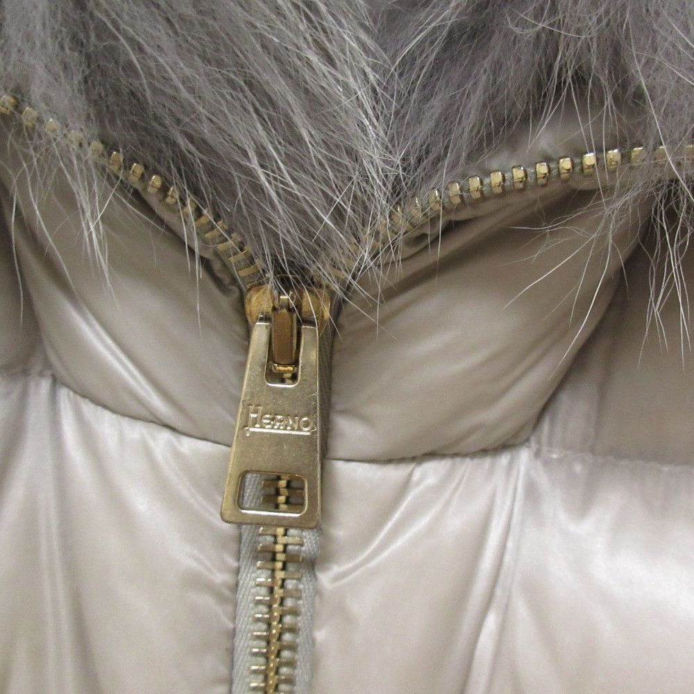 Other Other Herno Fox Fur Long Down Coat Others Outerwear PL0372D-12017-9402 DUTY FREE for USA Size ONE SIZE - 5 Thumbnail