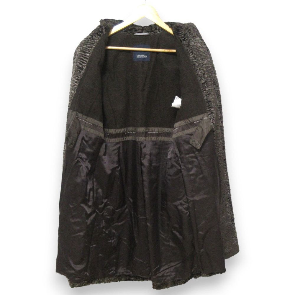 Max Mara MaxMara S Max Mara Astrachan Faux Fur Velvet Coat Others Outerwear DUTY FREE for USA Size ONE SIZE - 3 Thumbnail
