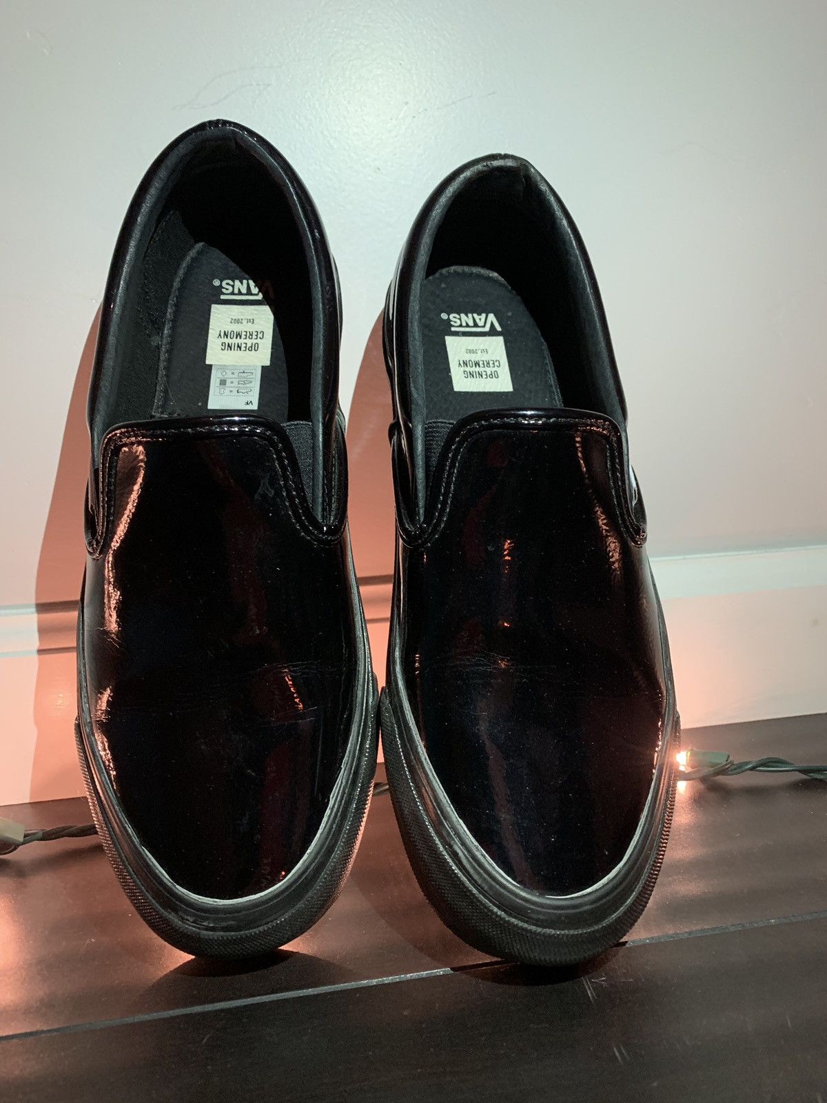 Vans patent leather fashion