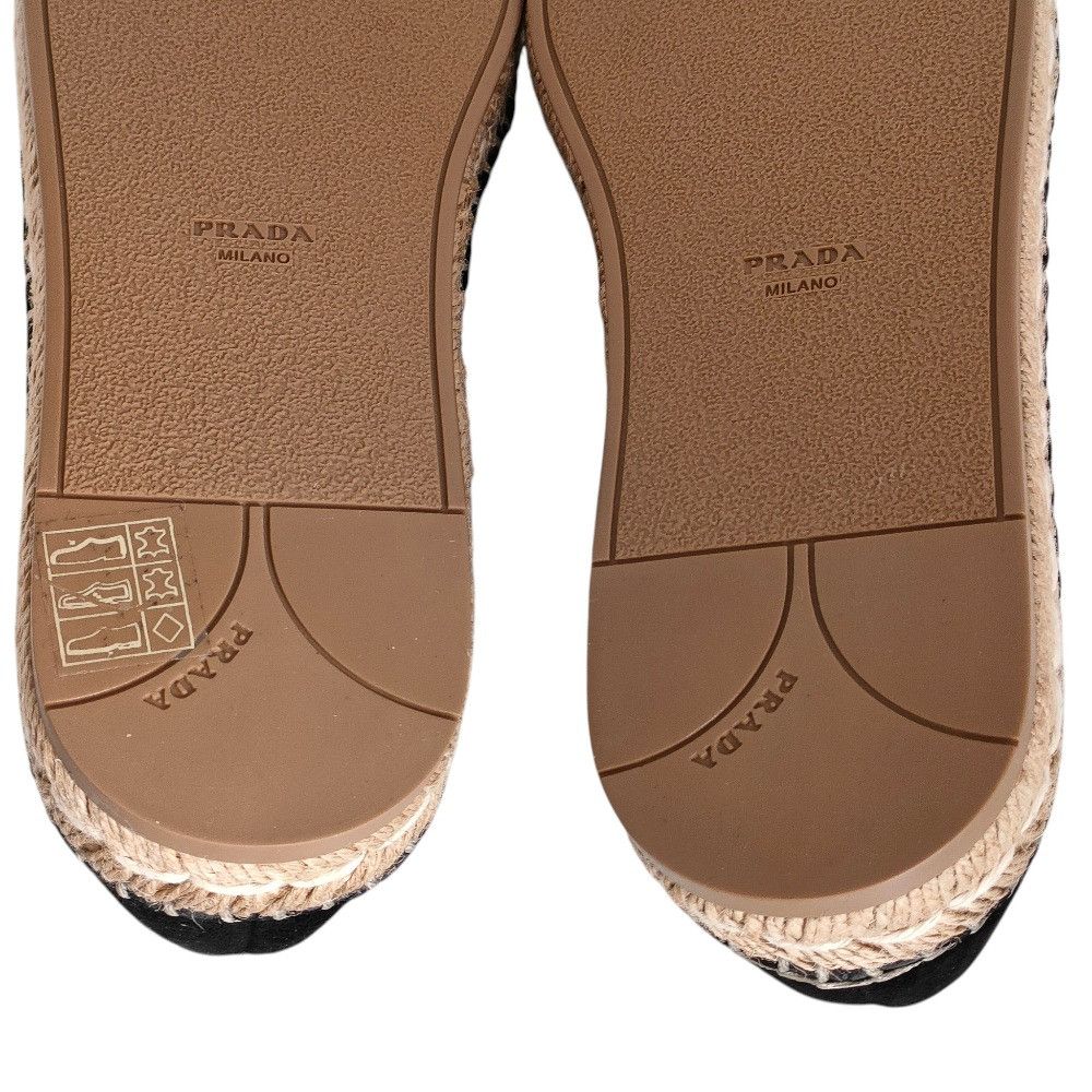 Prada Prada Prada Suede Espadrille Flat Shoes Suede Shoes DUTY FREE for USA Size ONE SIZE - 14 Thumbnail