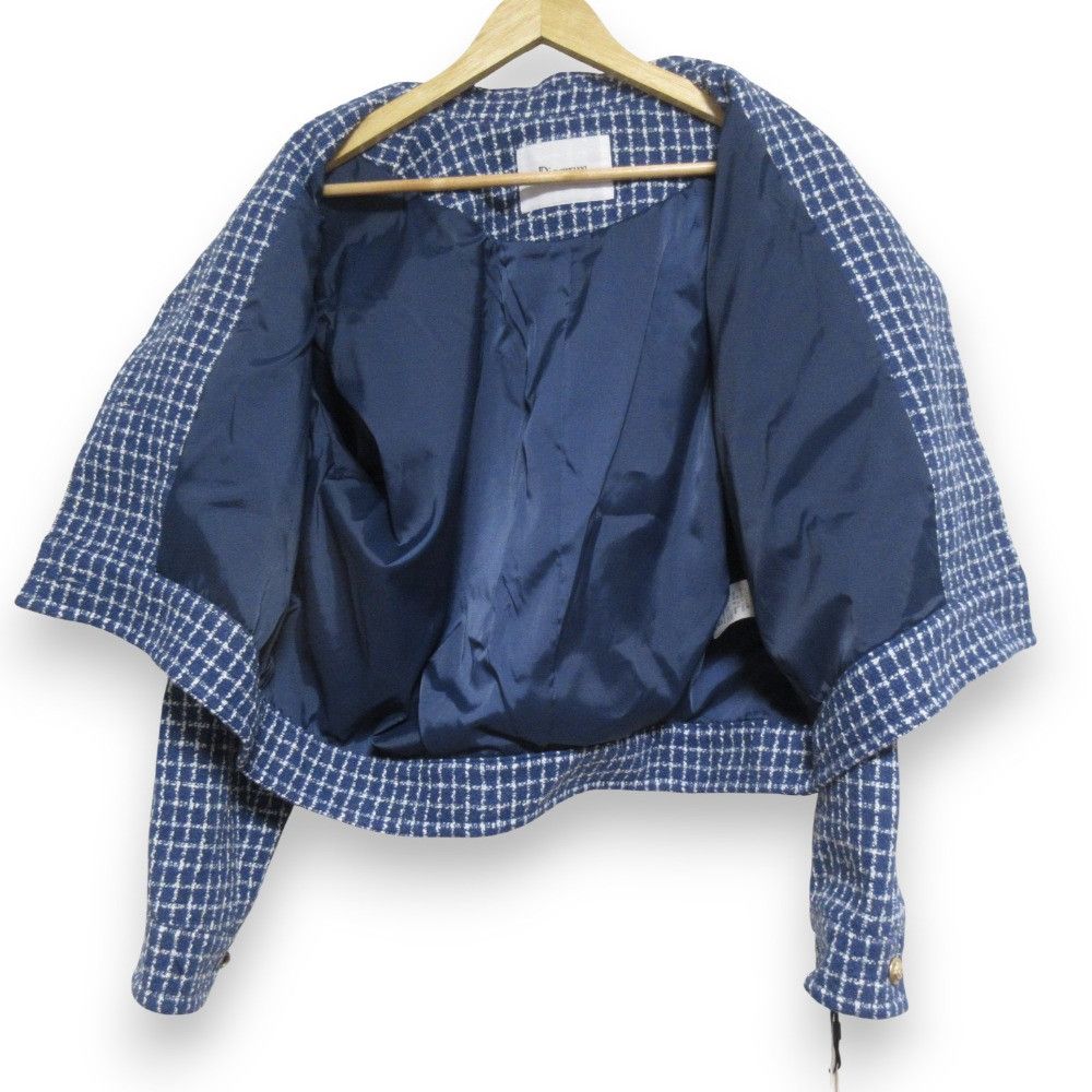 Other Other Diagram Check Tweed 2way Blouson Shorts Set Others Suits 0325101333/0325116333 DUTY FREE for USA Size ONE SIZE - 3 Thumbnail