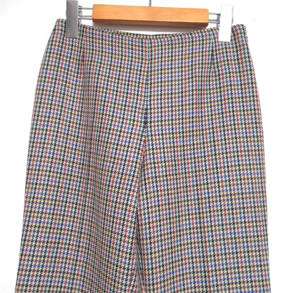 Stella McCartney Stella Mccartney Stella McCartney Houndstooth Wool Flare Pants Cotton Pants DUTY FREE for USA Size ONE SIZE - 3 Thumbnail
