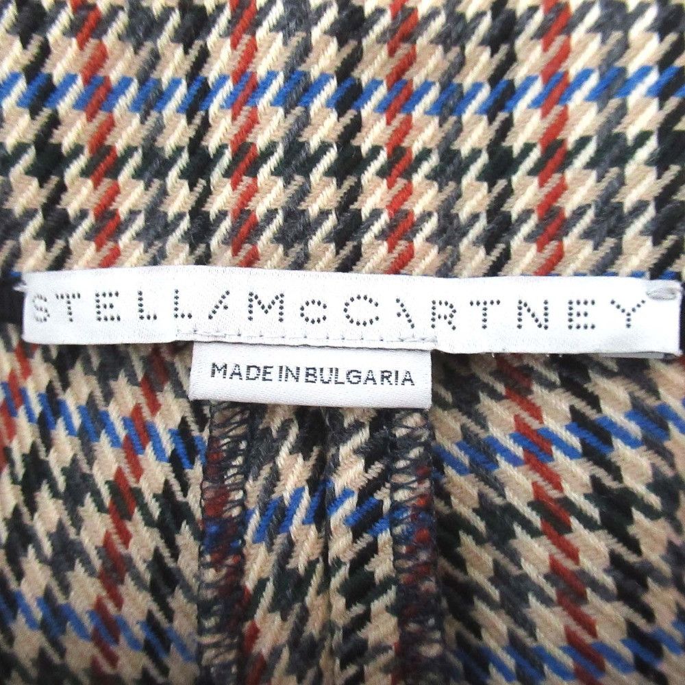 Stella McCartney Stella Mccartney Stella McCartney Houndstooth Wool Flare Pants Cotton Pants DUTY FREE for USA Size ONE SIZE - 8 Thumbnail